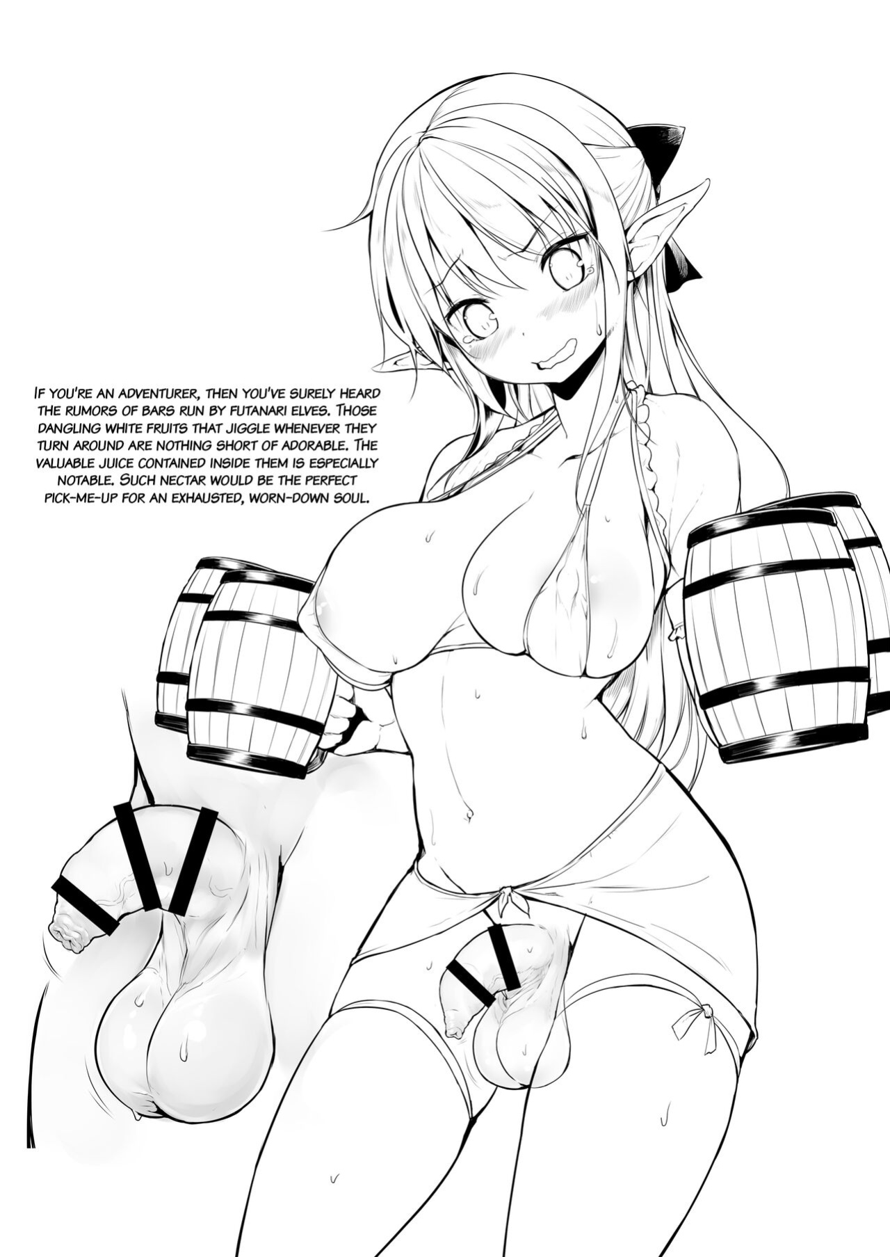 [Efuya (Messy)] Futanari Elf-chan Sub-Quest {Hennojin}