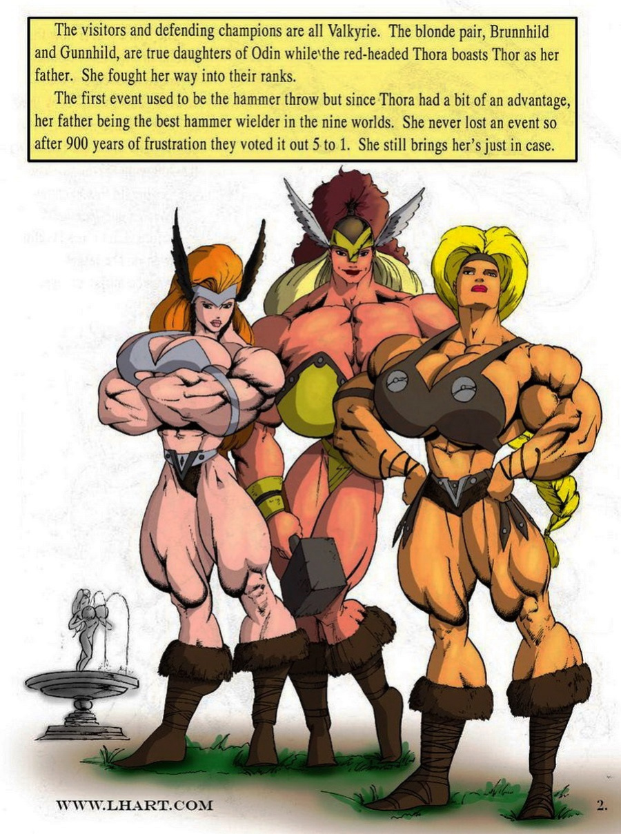 Wreckshop – Valkyries vs Amazons color