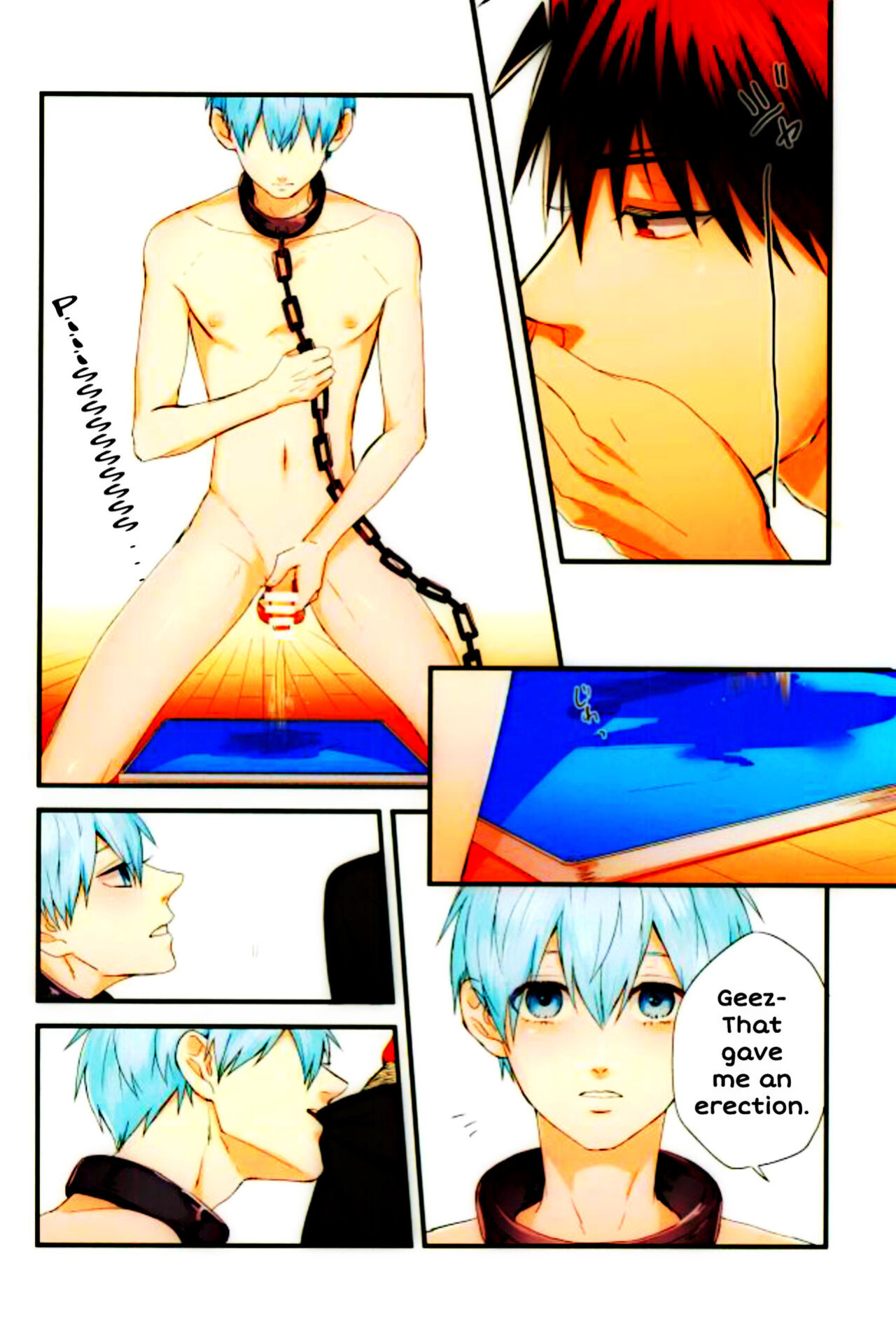 (C89) [Fuzai no Yamada (Yumoto)] Kubiwa wa Dare no Te ni | Whose Hand Pulls the Collar? (Fuzai no Yamada Sairokushuu Ni) (Kuroko no Basuke) [SpookyLatte]