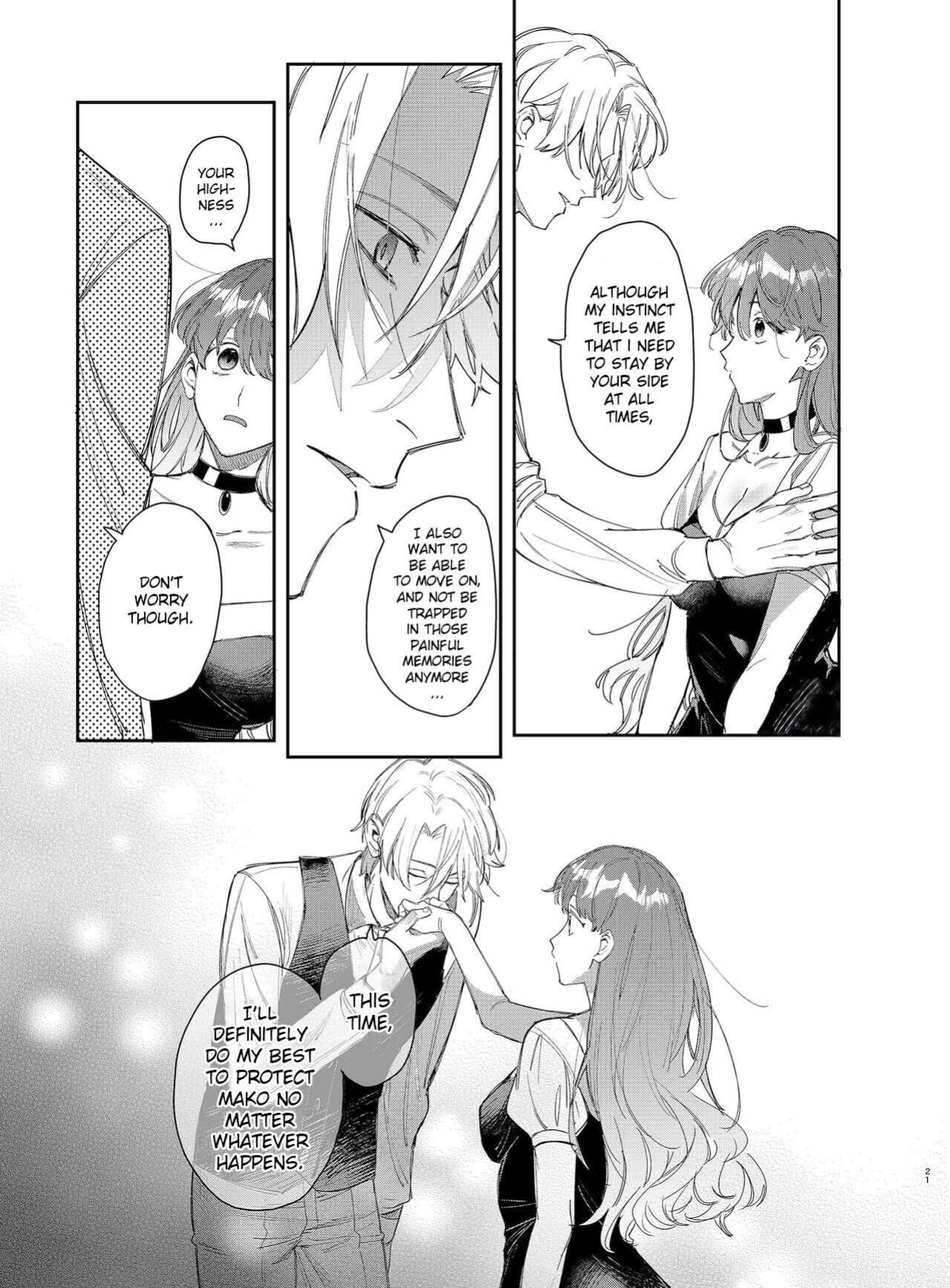 [Umenegi Daimyoujin (Umekoppe)] Yandere Ouji ga Shachiku Onna no Watashi o Hanasanai | The Yandere Prince Won't Let Me Slip Away 2 