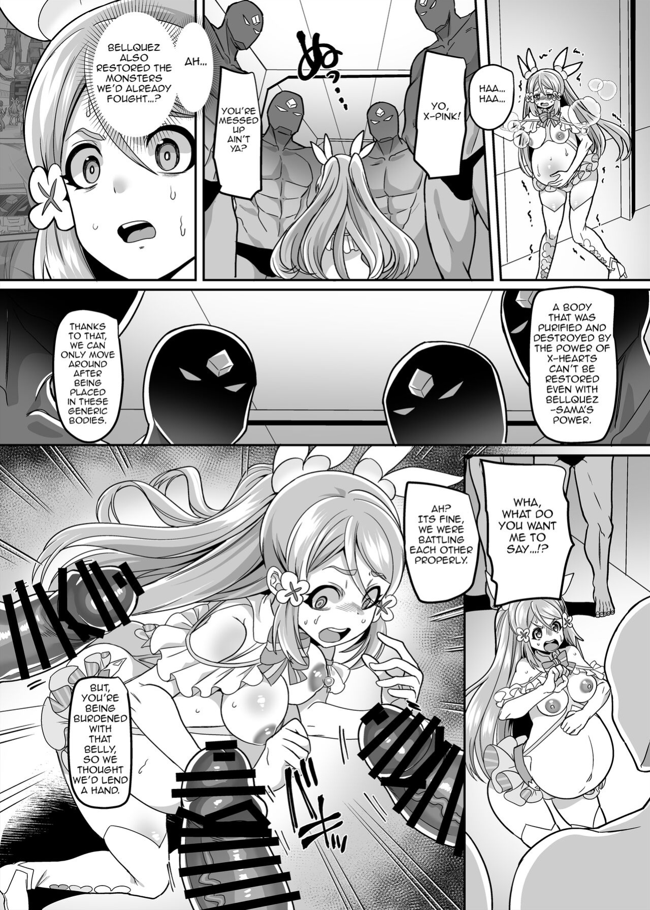 [Hawk Bit (Kouji)] Henshin Heroine Team no Yuukan de Nakama Omoi de Zettai Makenai Pink [Jormungandr]