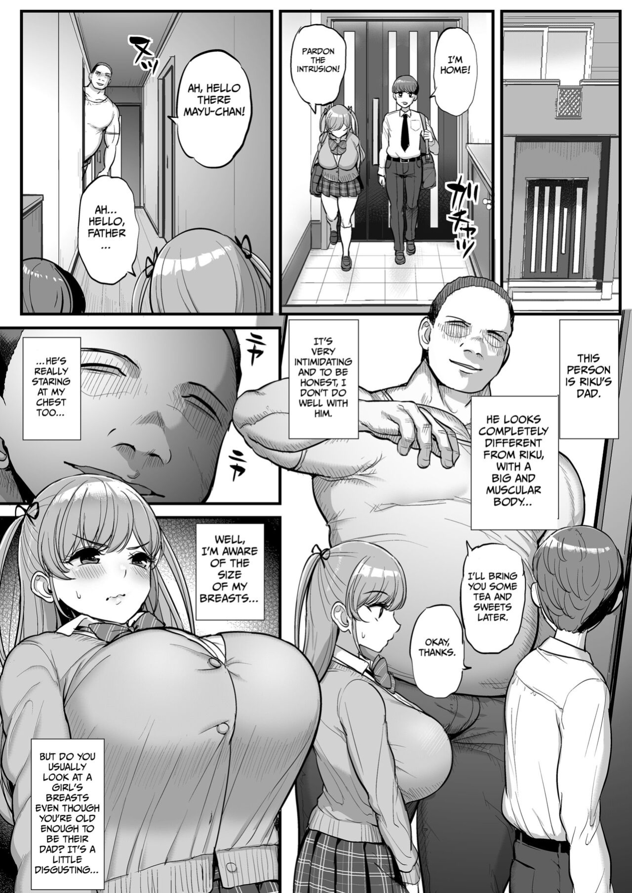 [Sanman Sanzen Koiking (Tyranu)] Minimum Kanojo wa Oyaji no Seidorei [MTL]