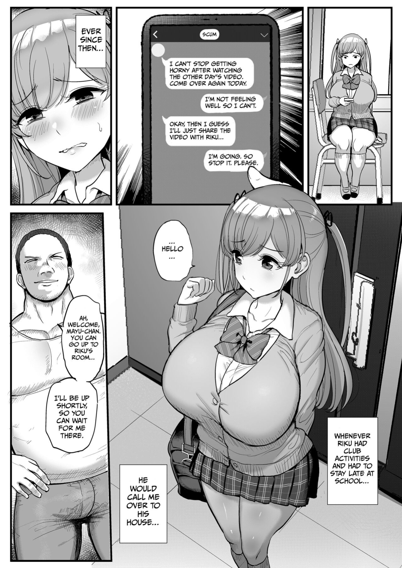 [Sanman Sanzen Koiking (Tyranu)] Minimum Kanojo wa Oyaji no Seidorei [MTL]