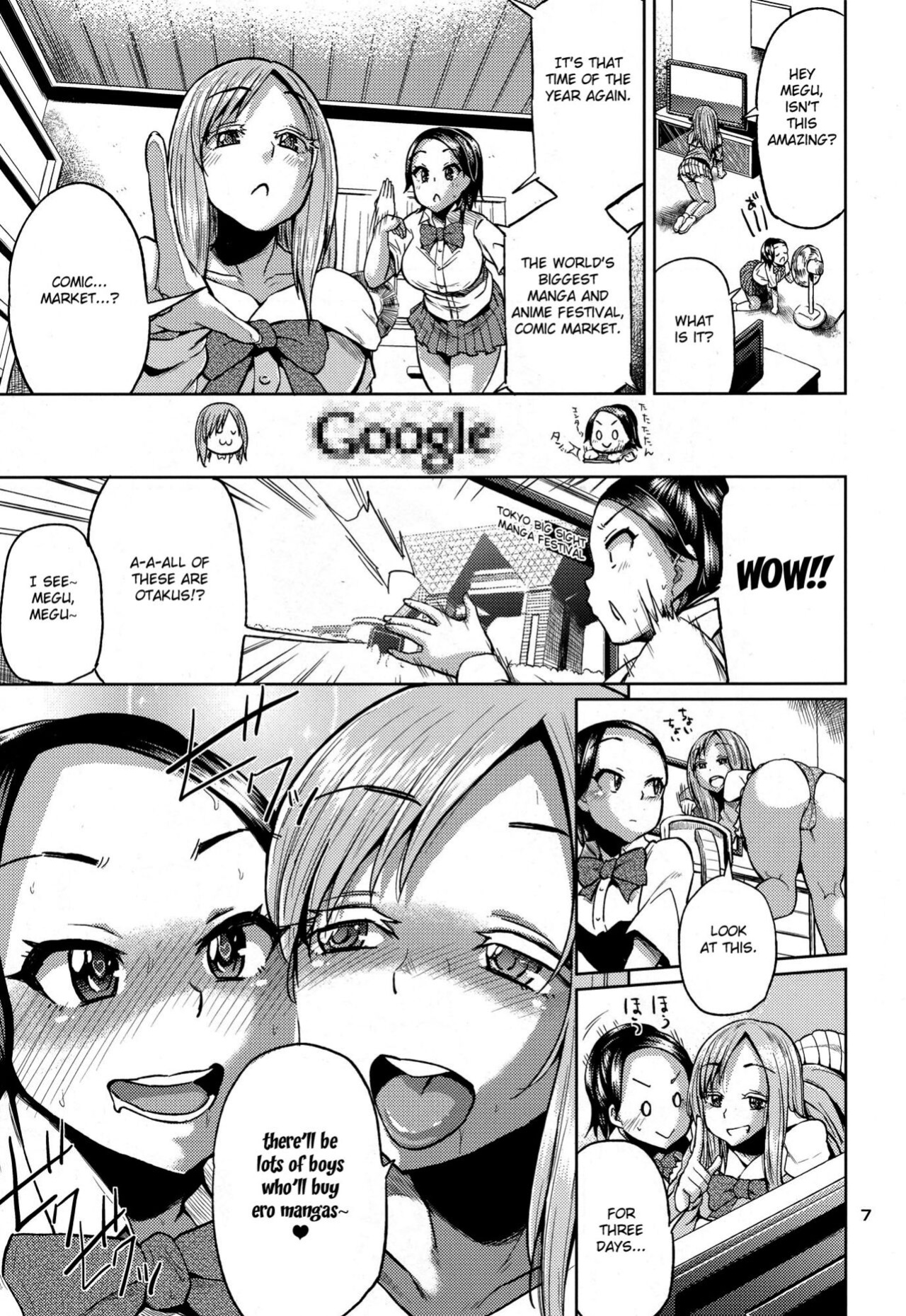 (C83) [brilliant thunder (Yumeno Tanuki)] Ota de Monai Joshi ga Comiket San-nichime ni Asobi ni Yattekita | Though not otakus, 2 girls came to Comiket to play for three days