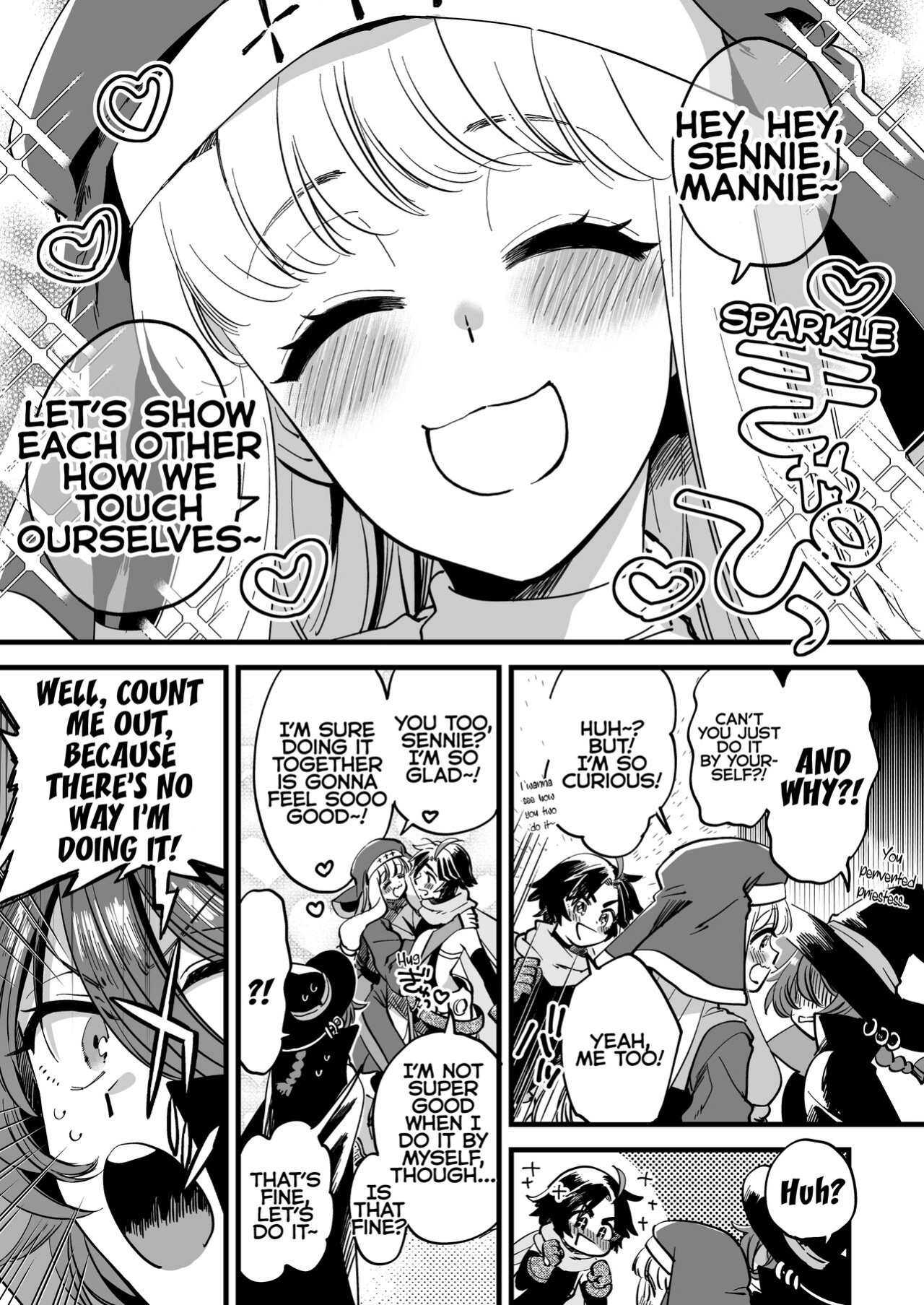 [Sonotaozey (Yukataro)] Nakayoshi Onna Boukensha wa Yoru ni Naru to Yadoya de Mechakucha Ecchi Suru | Party of Female Adventurers Fuck a lot at the Inn Once Nighttime Comes. [BoundaryTL & MMAG Translations]