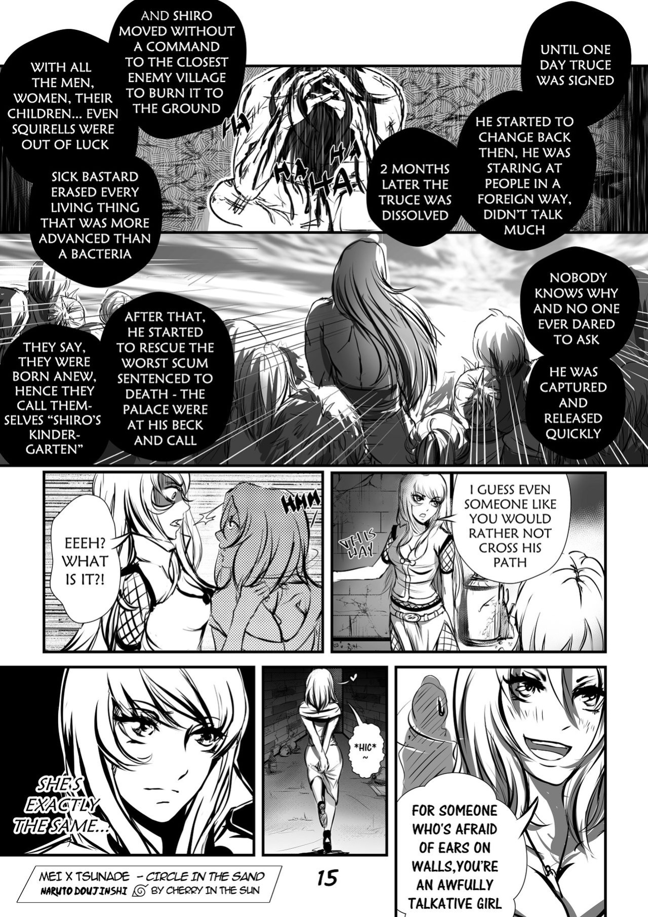 [CherryInTheSun] Mei x Tsunade-Circle in the Sand (Naruto)