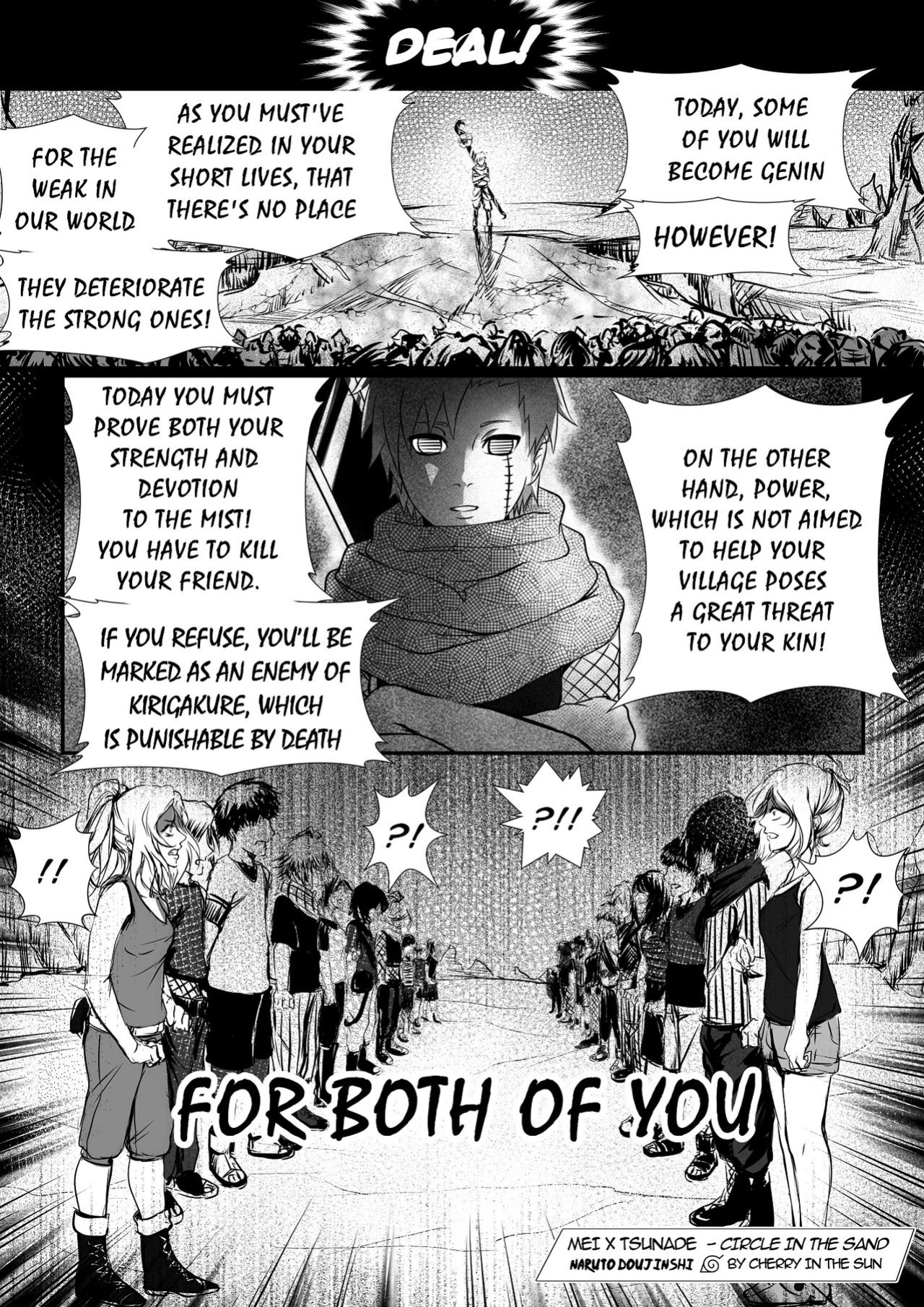 [CherryInTheSun] Mei x Tsunade-Circle in the Sand (Naruto)
