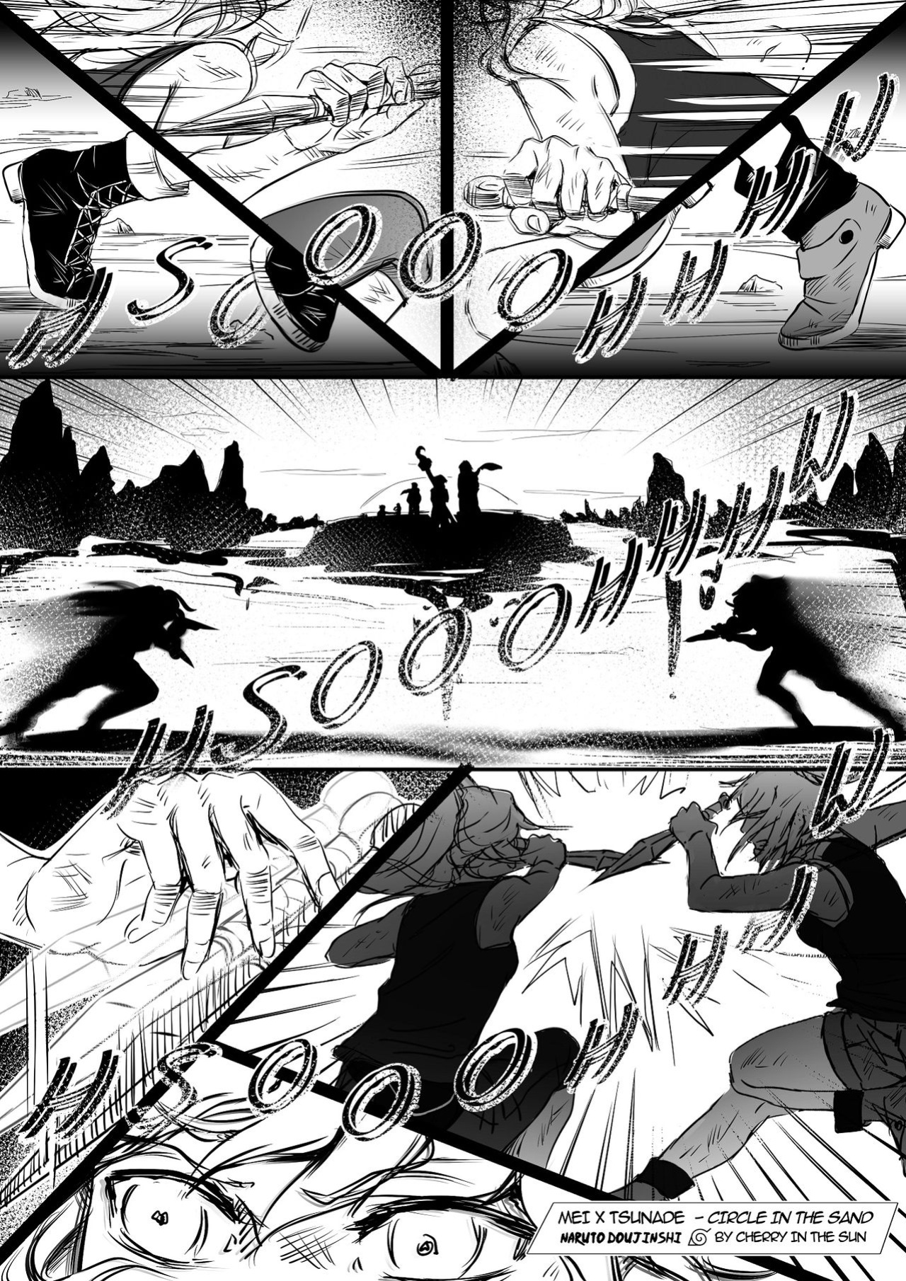[CherryInTheSun] Mei x Tsunade-Circle in the Sand (Naruto)