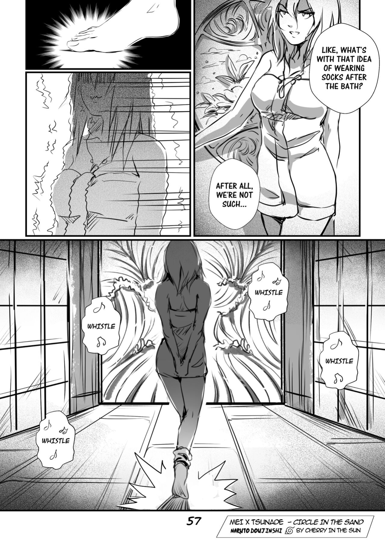 [CherryInTheSun] Mei x Tsunade-Circle in the Sand (Naruto)