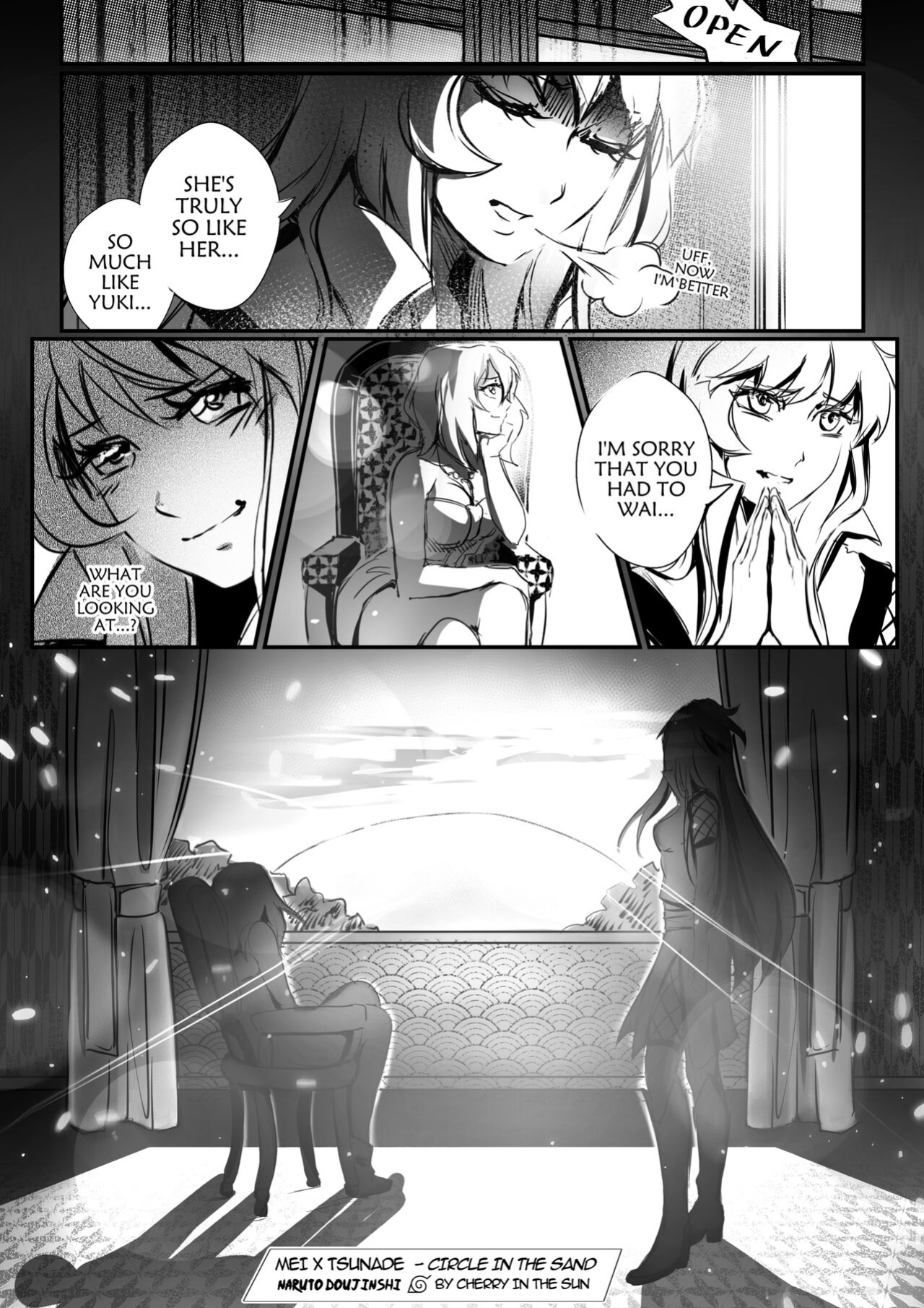 [CherryInTheSun] Mei x Tsunade-Circle in the Sand (Naruto)
