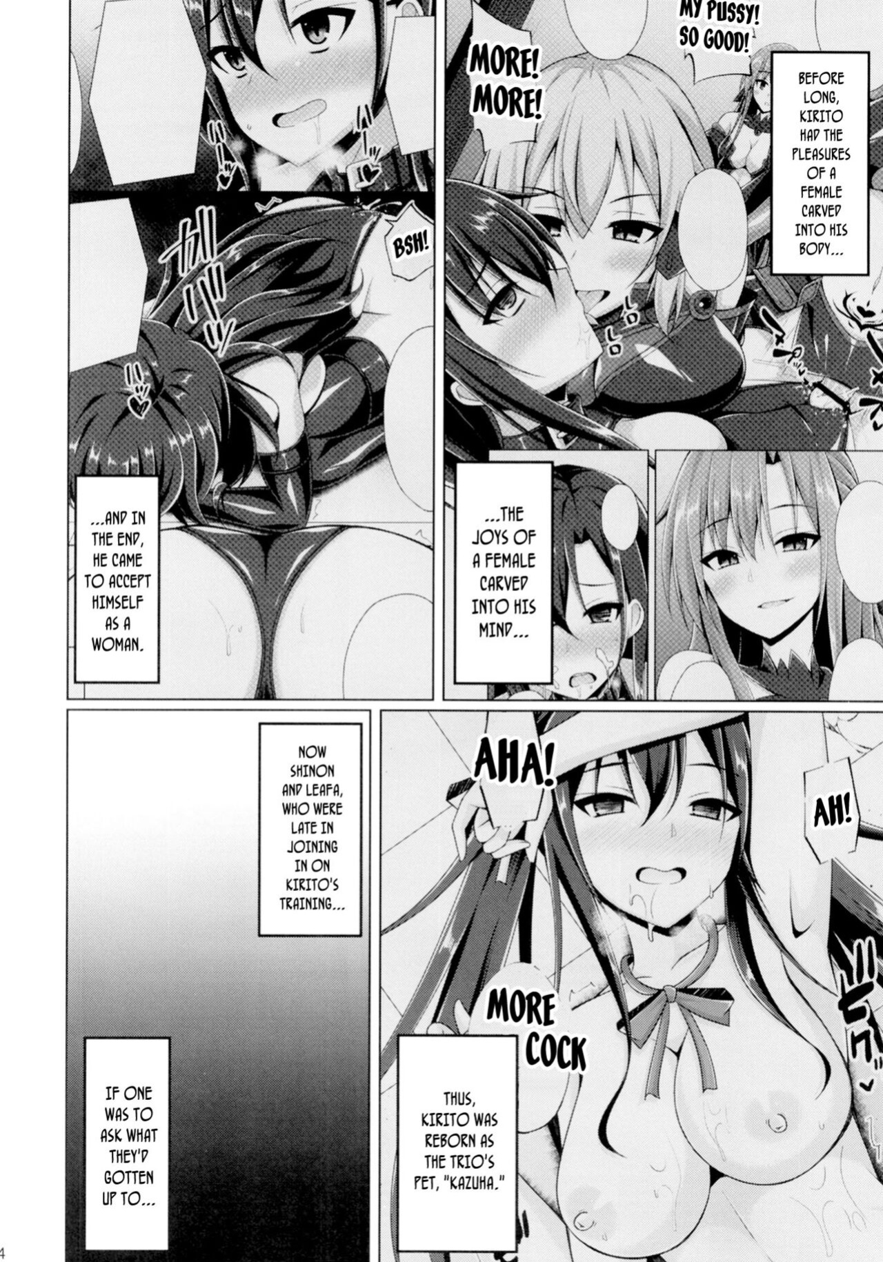 (COMIC1☆20) [Imitation Moon (Narumi Yuu)] Kanojo-tachi no Nichijou wa Mou Modoranai... | Their Normal Lives Can Never Return... (Sword Art Online)