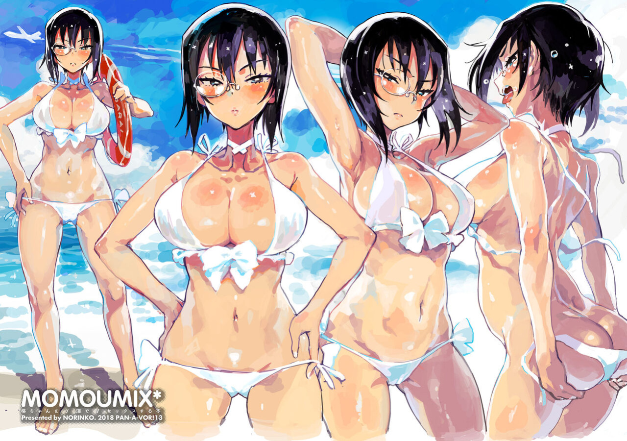 [Norinko] MOMOUMIX -Momo-chan to Umi de Sex Suru Hon- | MOMOUMIX -A Book About Fucking Momo-chan At The Beach - (Girls und Panzer)