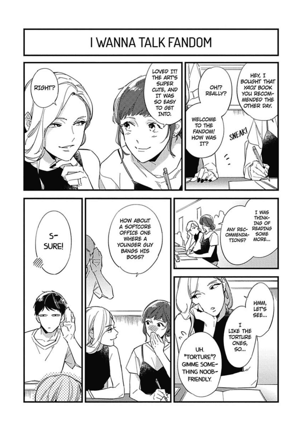 Welcome to The Yaoi Research Club 01