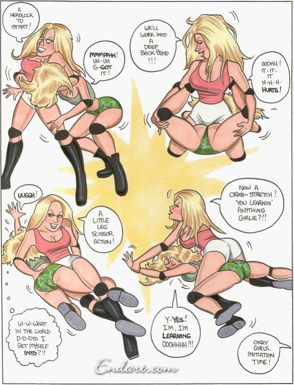 [Endart] - Spanking Pamalee #10 - Wrestling Match