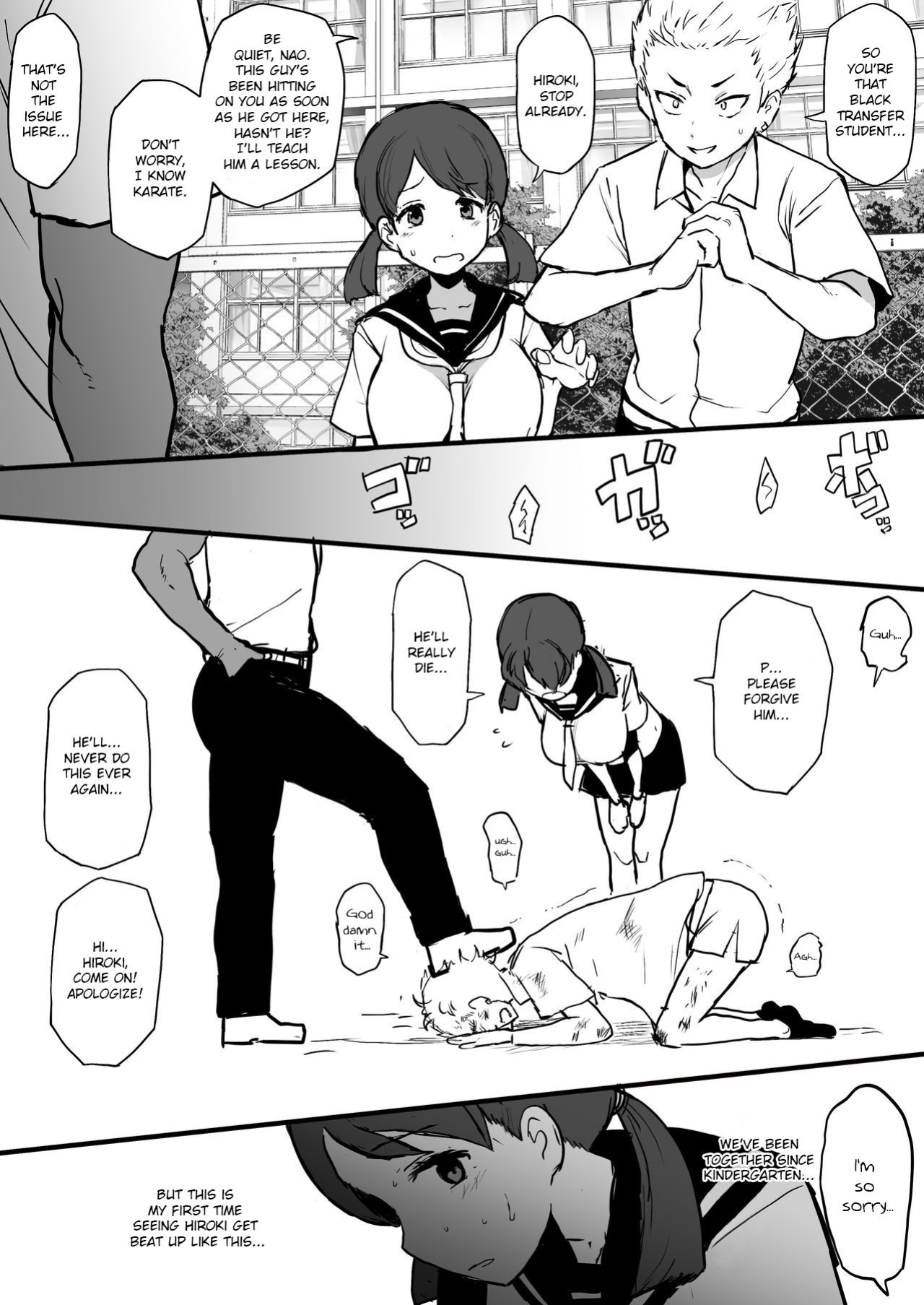 [Terasu MC] Kokujin no Tenkousei NTR ru Chapters 1-6 part 1 Plus Bonus chapter: Stolen Mother’s Breasts