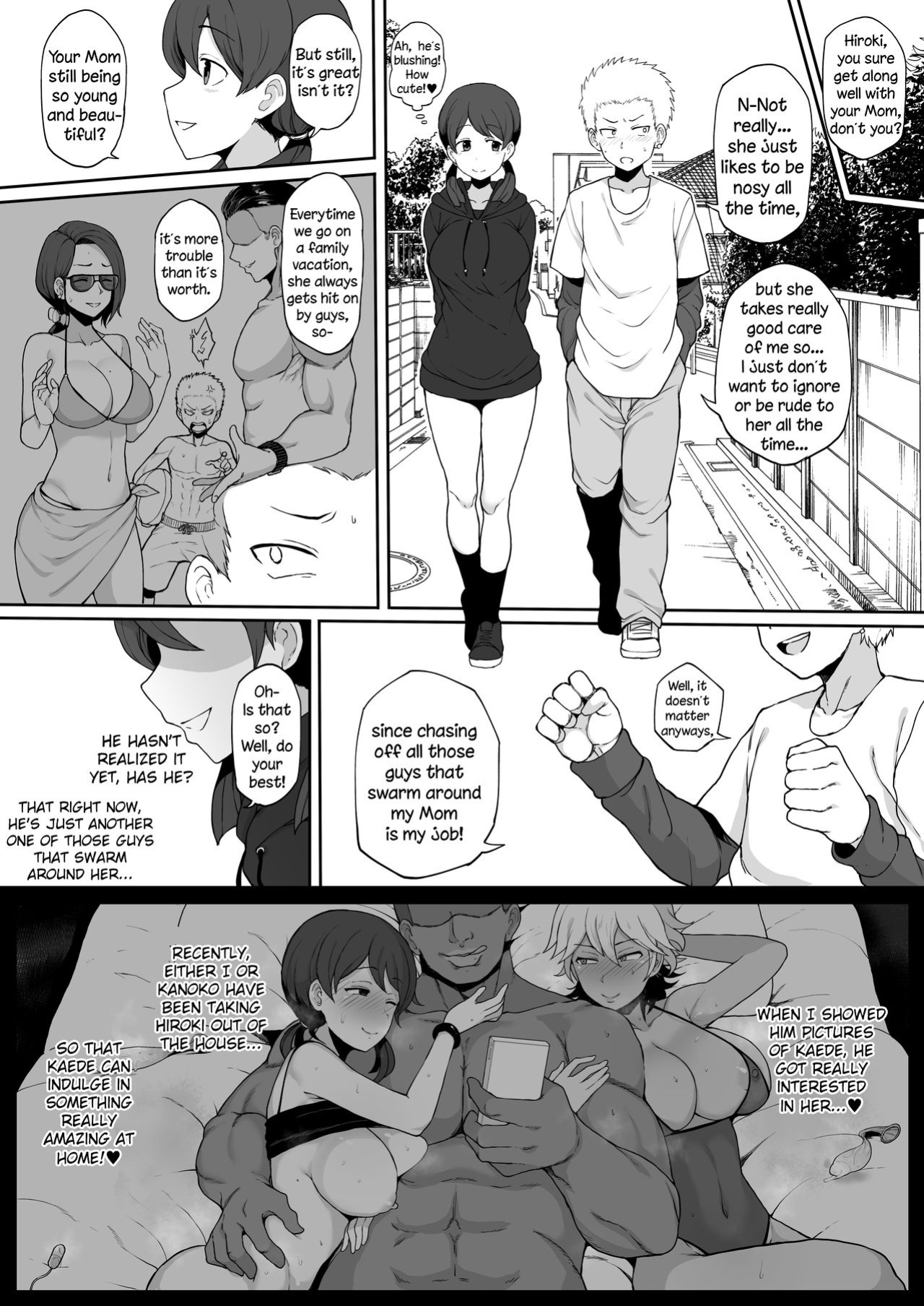 [Terasu MC] Kokujin no Tenkousei NTR ru Chapters 1-6 part 1 Plus Bonus chapter: Stolen Mother’s Breasts