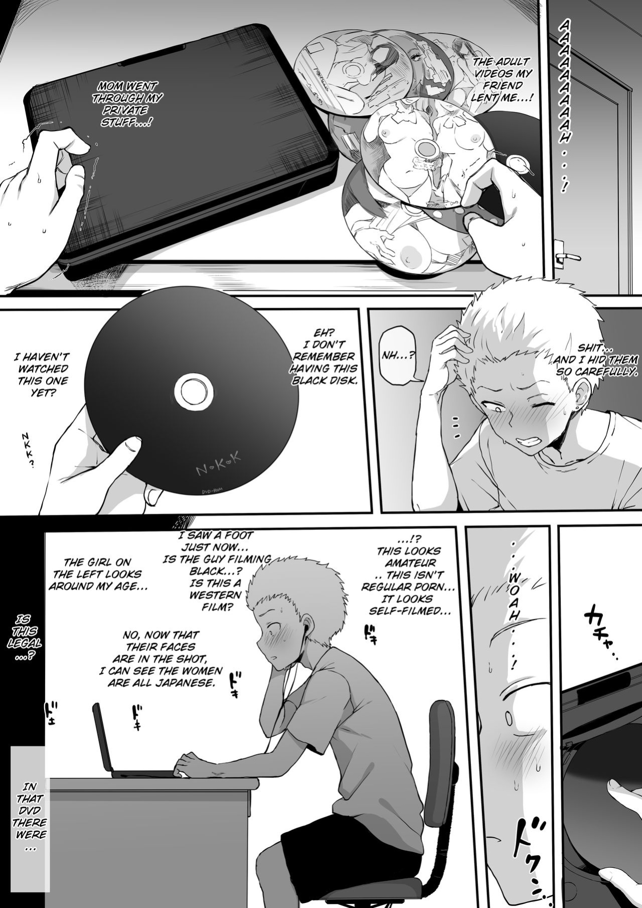 [Terasu MC] Kokujin no Tenkousei NTR ru Chapters 1-6 part 1 Plus Bonus chapter: Stolen Mother’s Breasts
