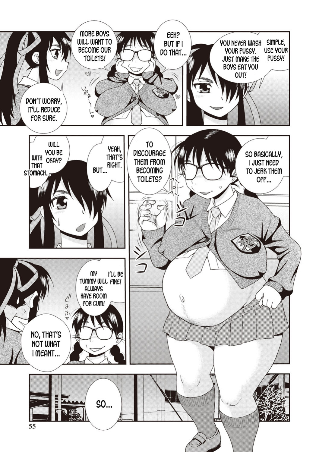 [Shinozaki Rei] St Harukawa Academy's Strange Tales (Mesubuta JK Nikubenki!!!) [desudesu]