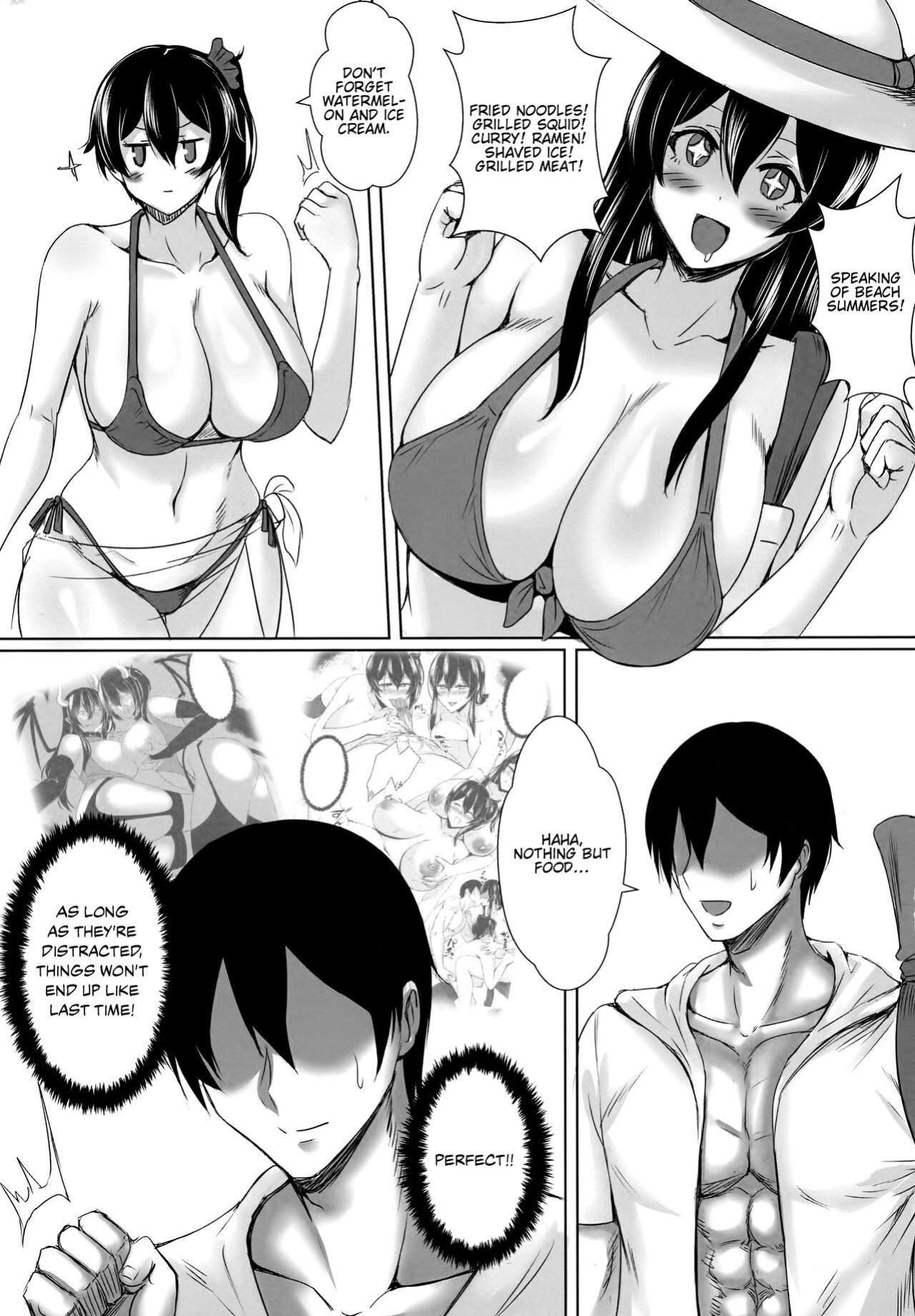(FF39) [Dao Yu Cha Wu (Kashiru)] Seisai Kuubo no Natsu | Summer with Fleet Carrier Wives [FMLTranslations]