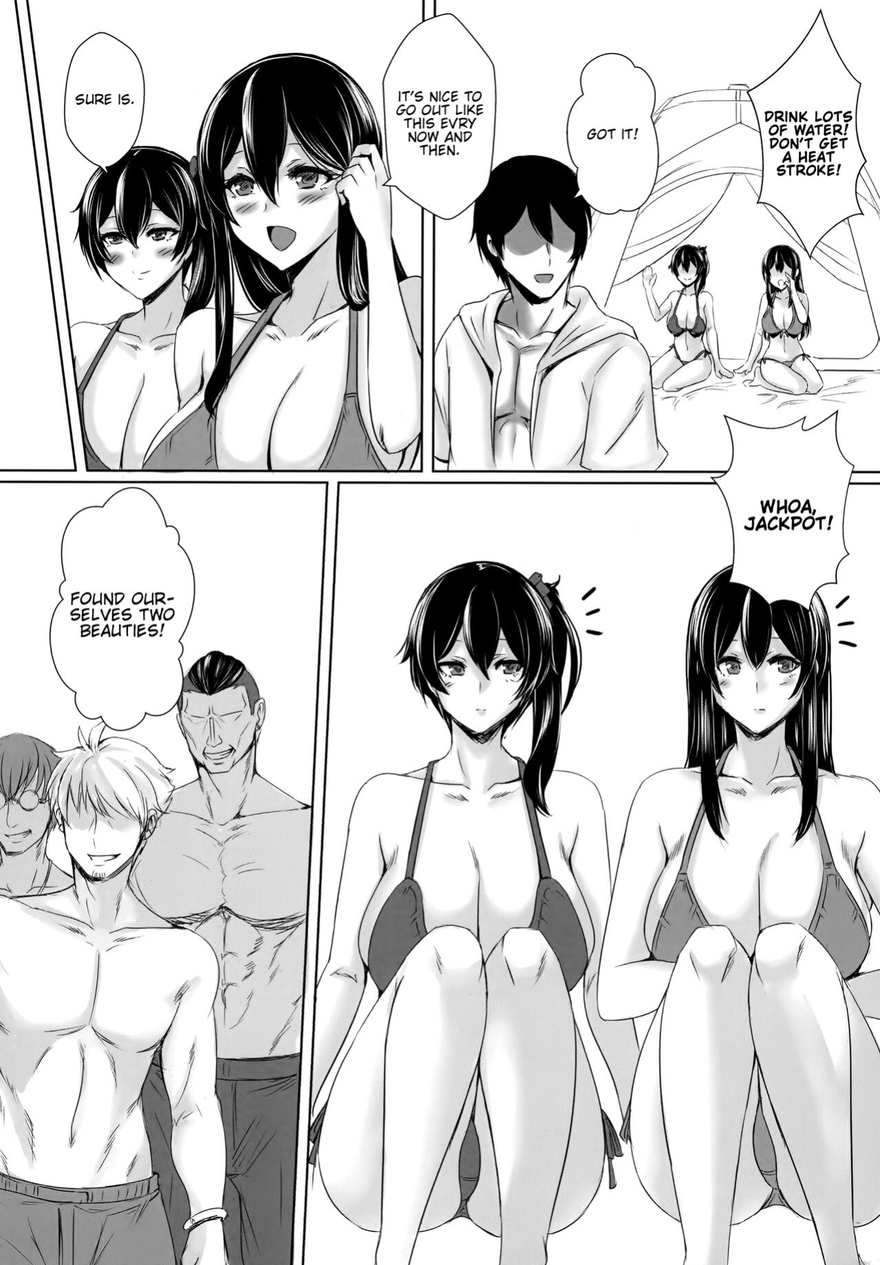 (FF39) [Dao Yu Cha Wu (Kashiru)] Seisai Kuubo no Natsu | Summer with Fleet Carrier Wives [FMLTranslations]