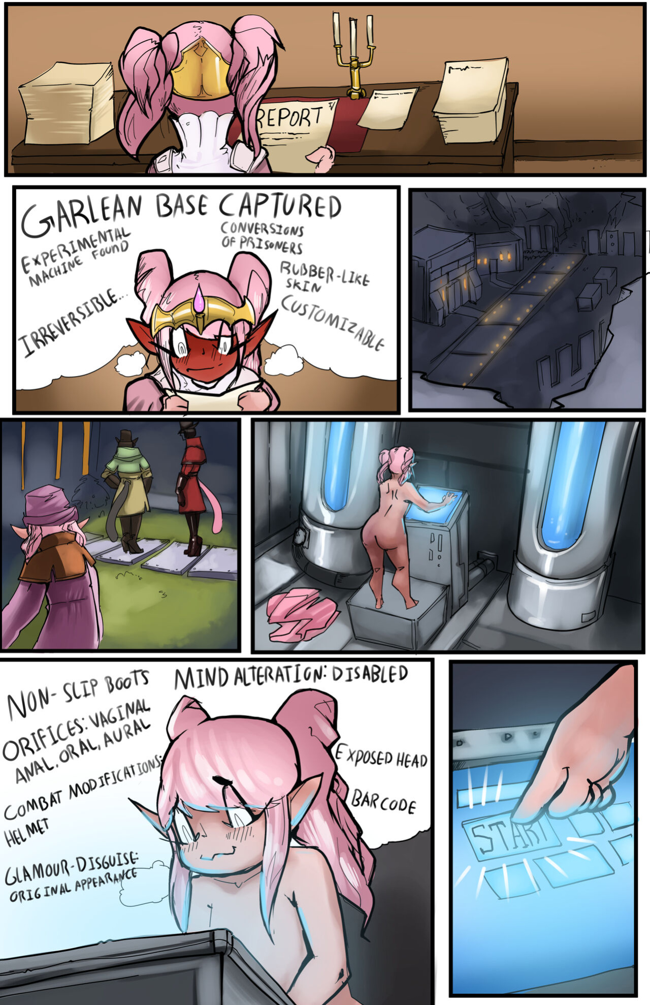 Nanamo Latex Droning Comic by BumbleBorb