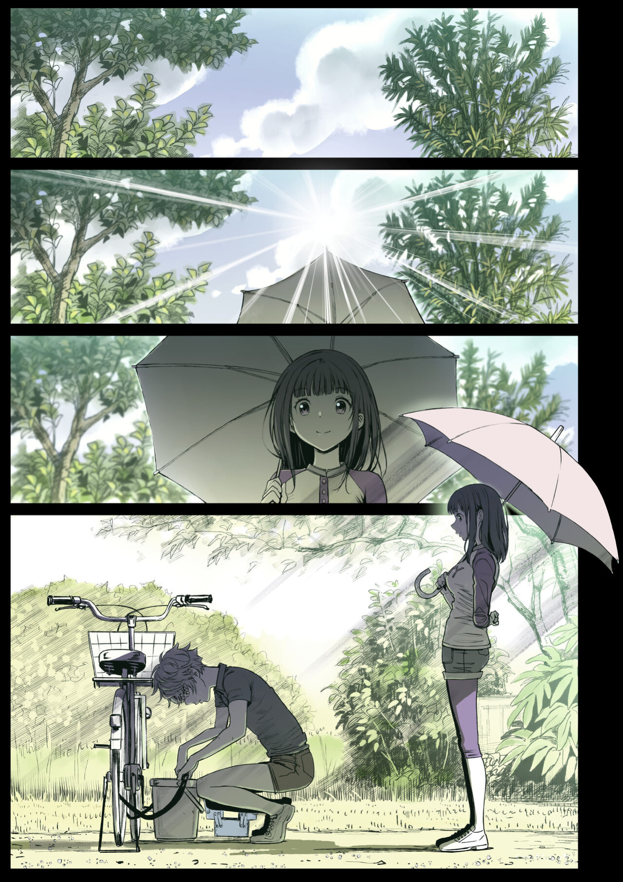 [Miyabi] Futari no Aishou ~Osananajimi to Nettori Icha Love 2~ | The Affinity Between Us ~Sweet and Sticky Sex With My Childhood Friend 2~ [Hellsin & HentaiIsLife]