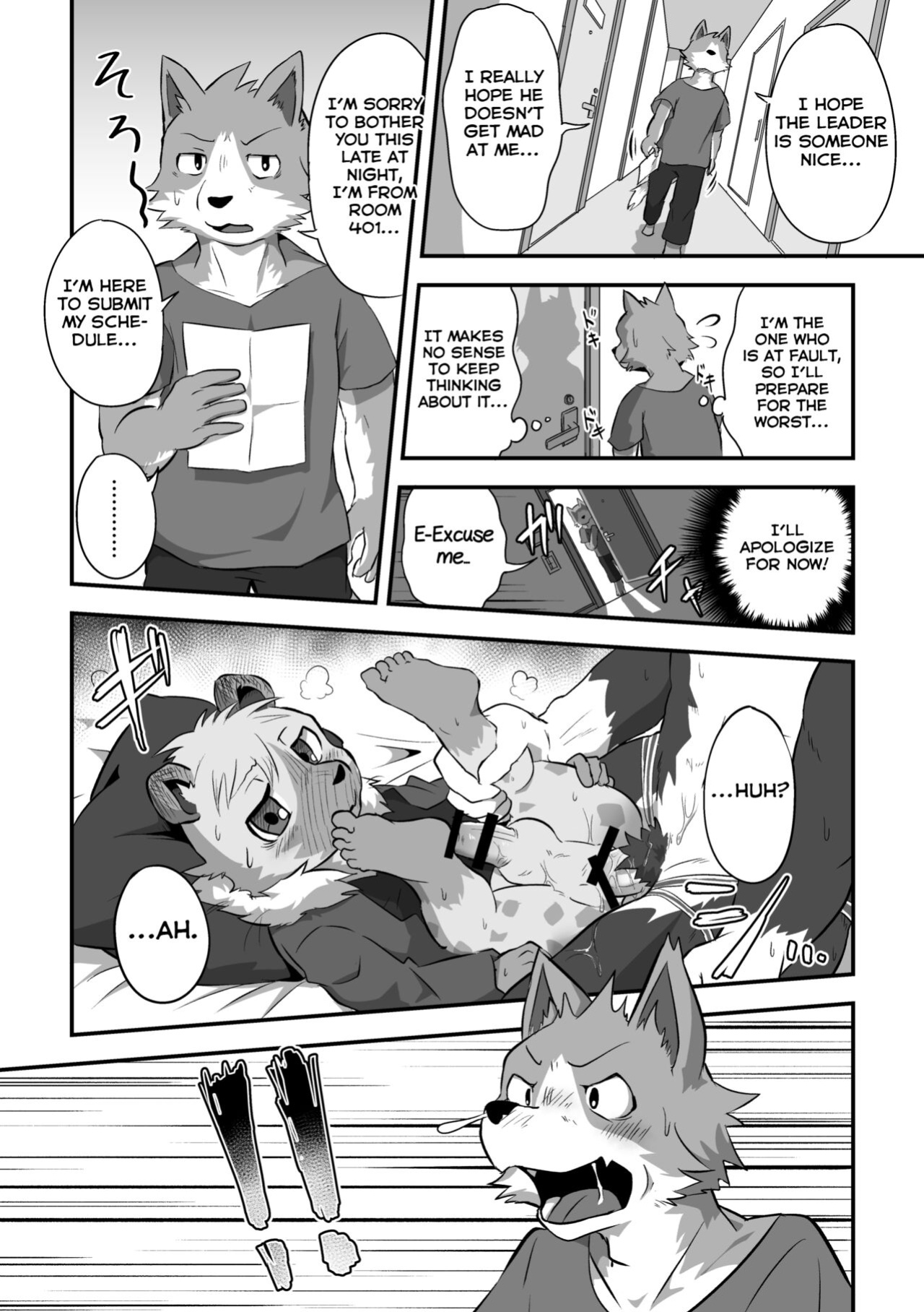 (Kemoket 8) [Yoaruki F (Magu no Romomokan)] Danshi Ryousei Tachi wa Koyoi mo Nakaga ii