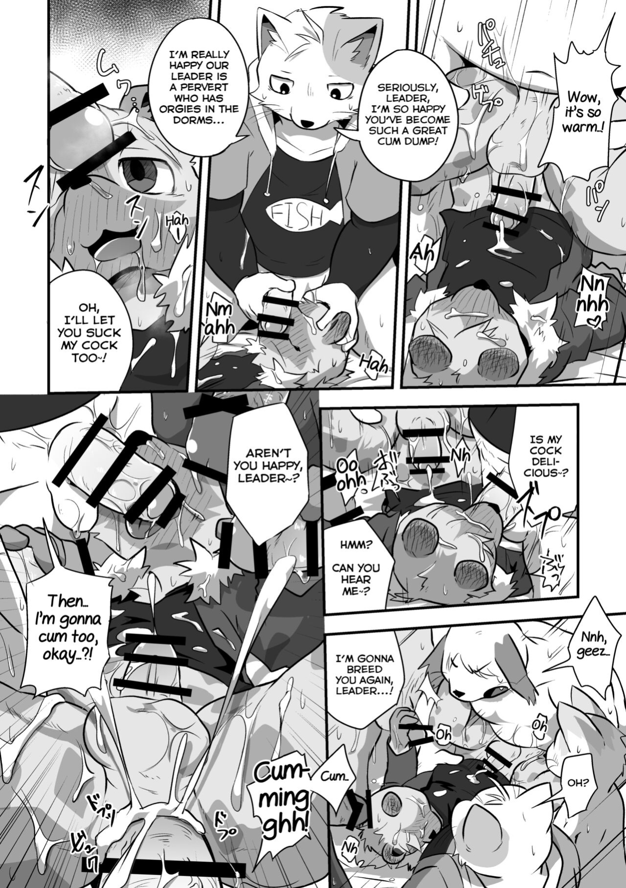 (Kemoket 8) [Yoaruki F (Magu no Romomokan)] Danshi Ryousei Tachi wa Koyoi mo Nakaga ii