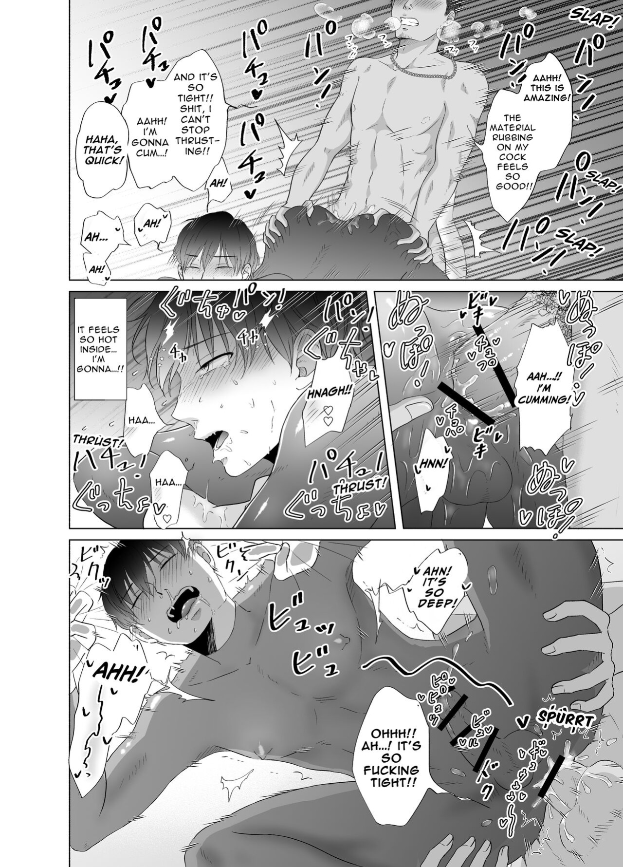 [Kanraitei (Beniko)] Kugakusei Touma-kun no Grey na Beit | Toma's Questionable Part-time Job [Tensei Works, Levy]