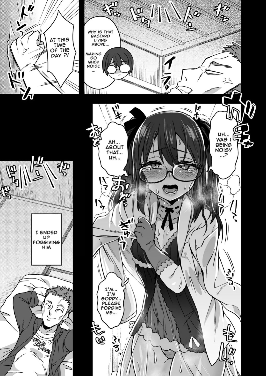 [Etori] Ue no Junin ga Maiyo Urusainode, Bishi tto Itte Yatta | The Upstairs Neighbor Was Noisy Every Day, so I Protested