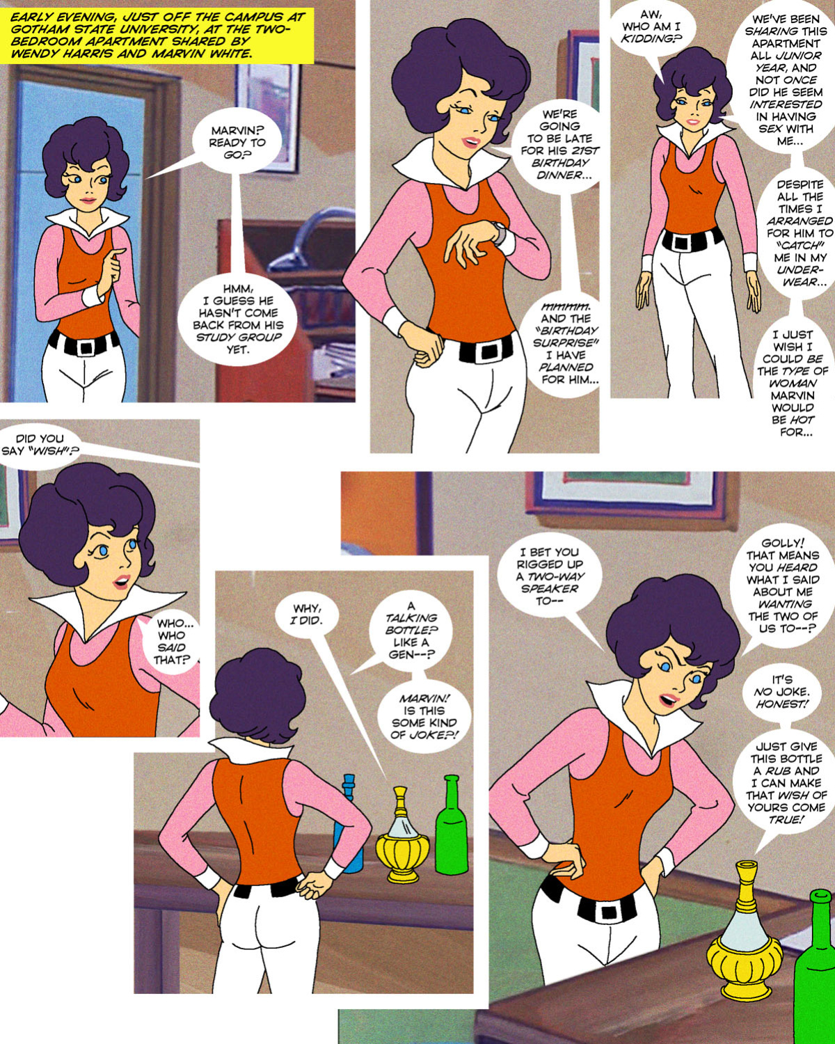 Super Friends with Benefits: I Dream of Wendy (short commission, incomplete)
