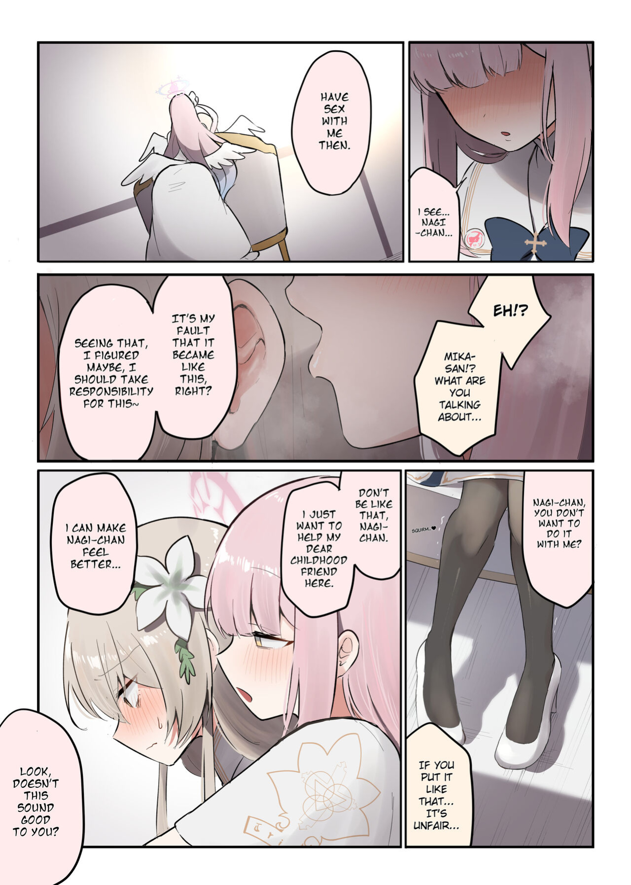 [Muchimo] The Tea Party's Futanari #2 (Blue Archive) [NoelHarkov]