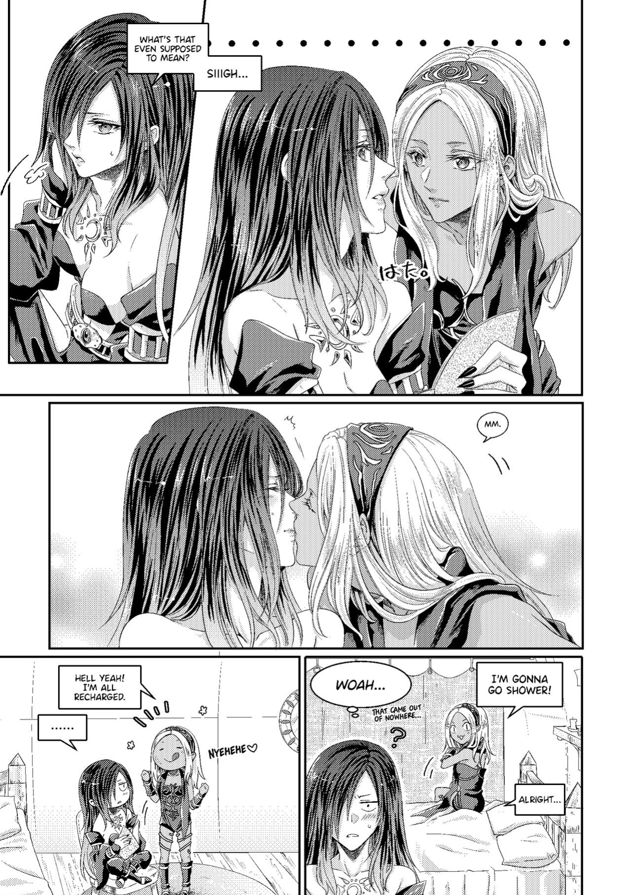 [Gusha Angya (Itsuki)] Benikake no Sora | Crimson-Stained Skies (Gravity Rush) [head empty]