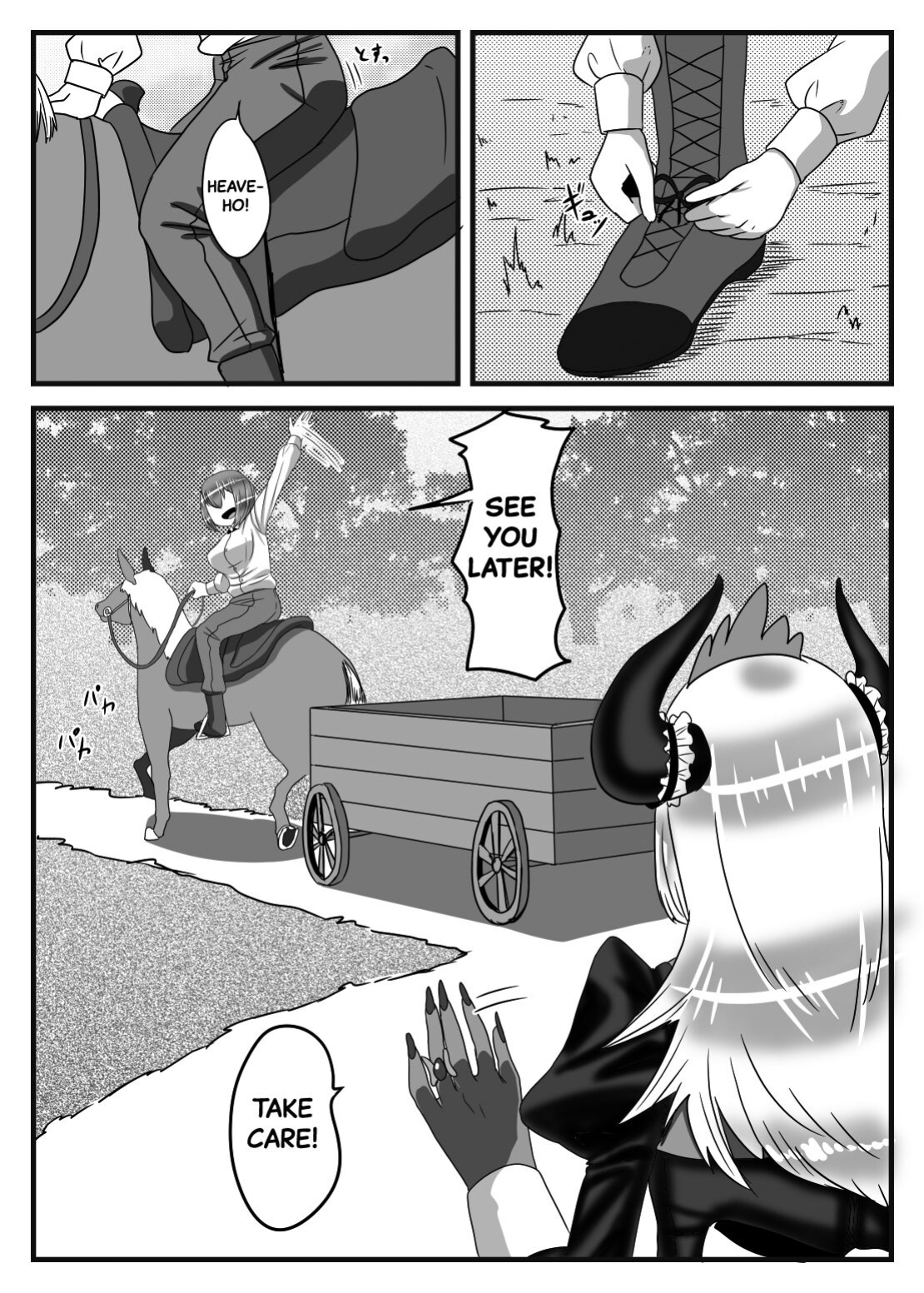 [Nitiniti Sowa (Apacchi)] Futanari Yuusha no Maou Rouraku 2 | The Futanari Hero's Allurement of The Demon Lord 2 [Black Grimoires]
