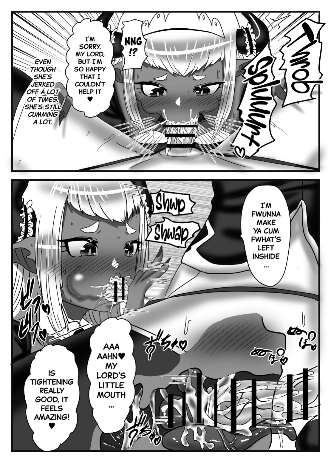 [Nitiniti Sowa (Apacchi)] Futanari Yuusha no Maou Rouraku 2 | The Futanari Hero's Allurement of The Demon Lord 2 [Black Grimoires]