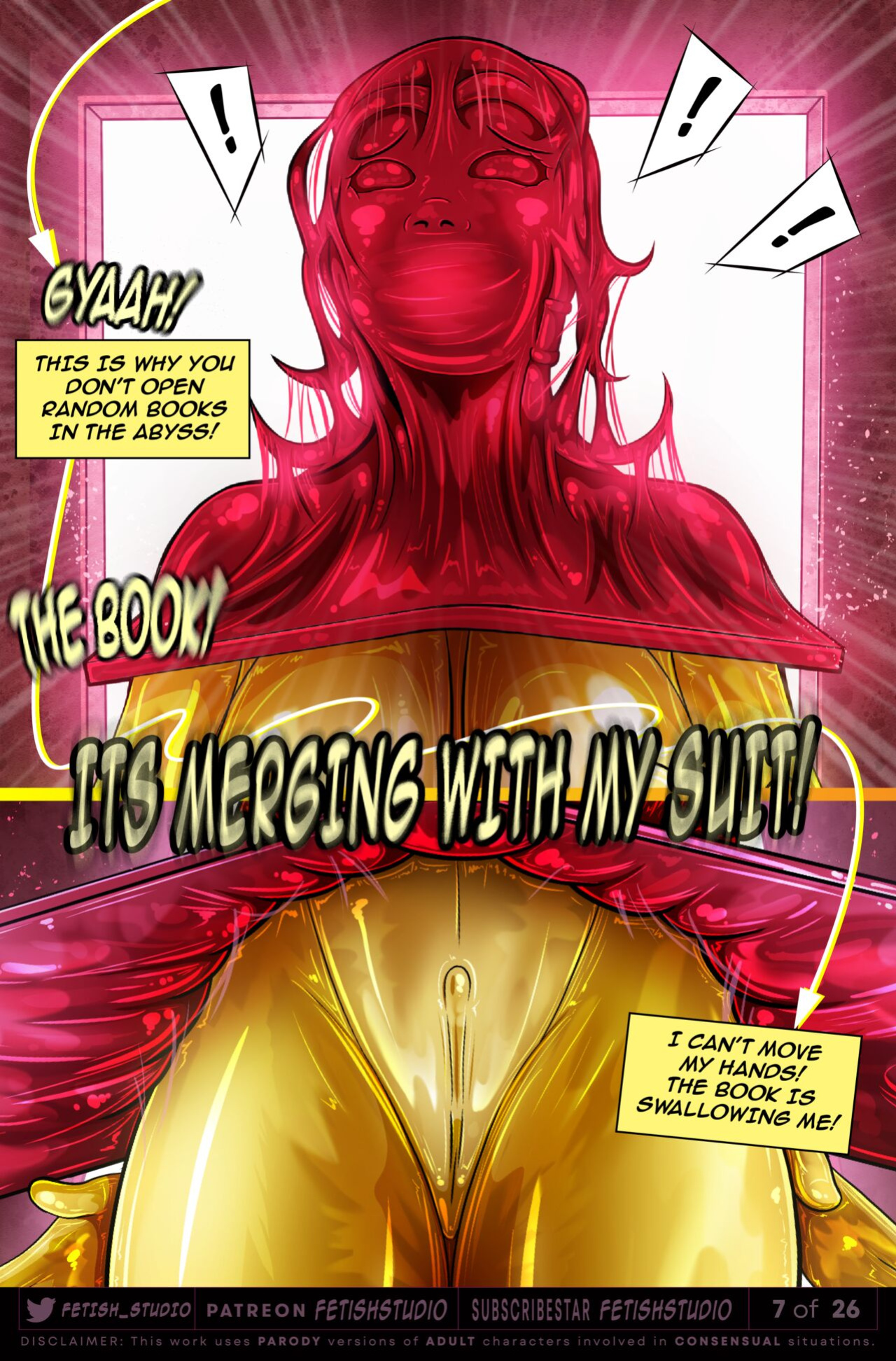 BOOK LATEX ENCASEMENT | Fetish Abyss | Original Story