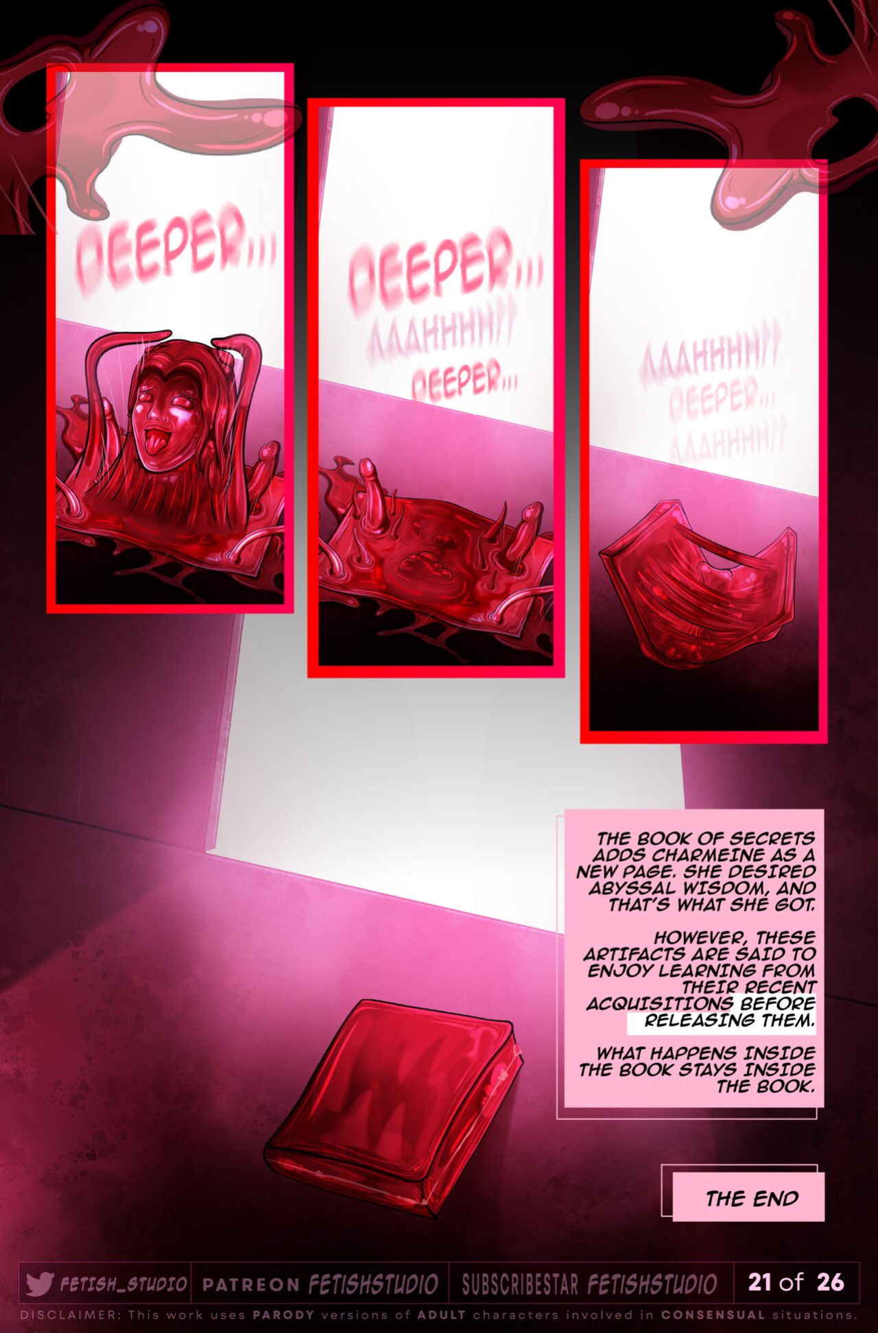 BOOK LATEX ENCASEMENT | Fetish Abyss | Original Story