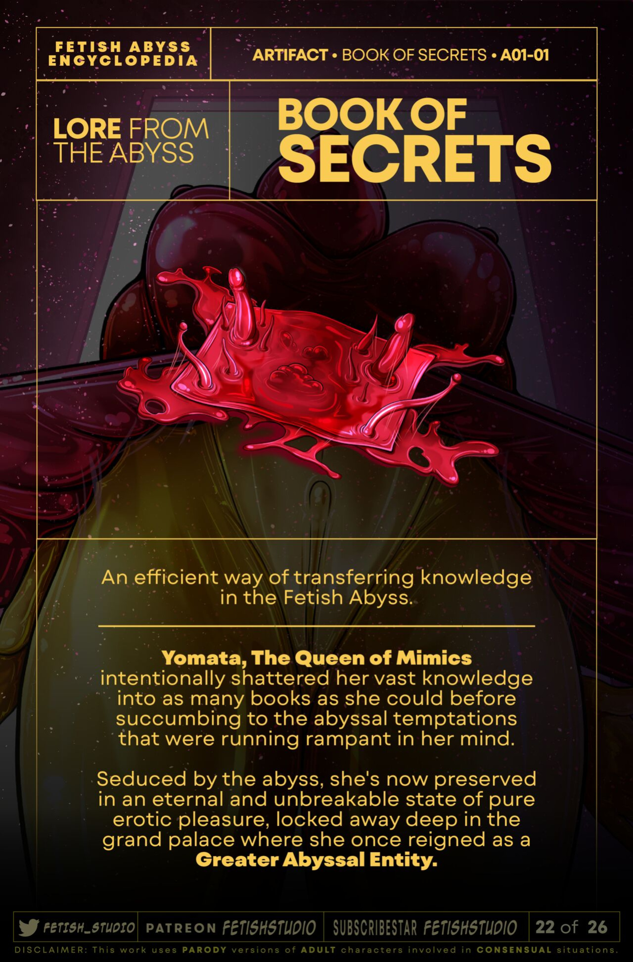BOOK LATEX ENCASEMENT | Fetish Abyss | Original Story