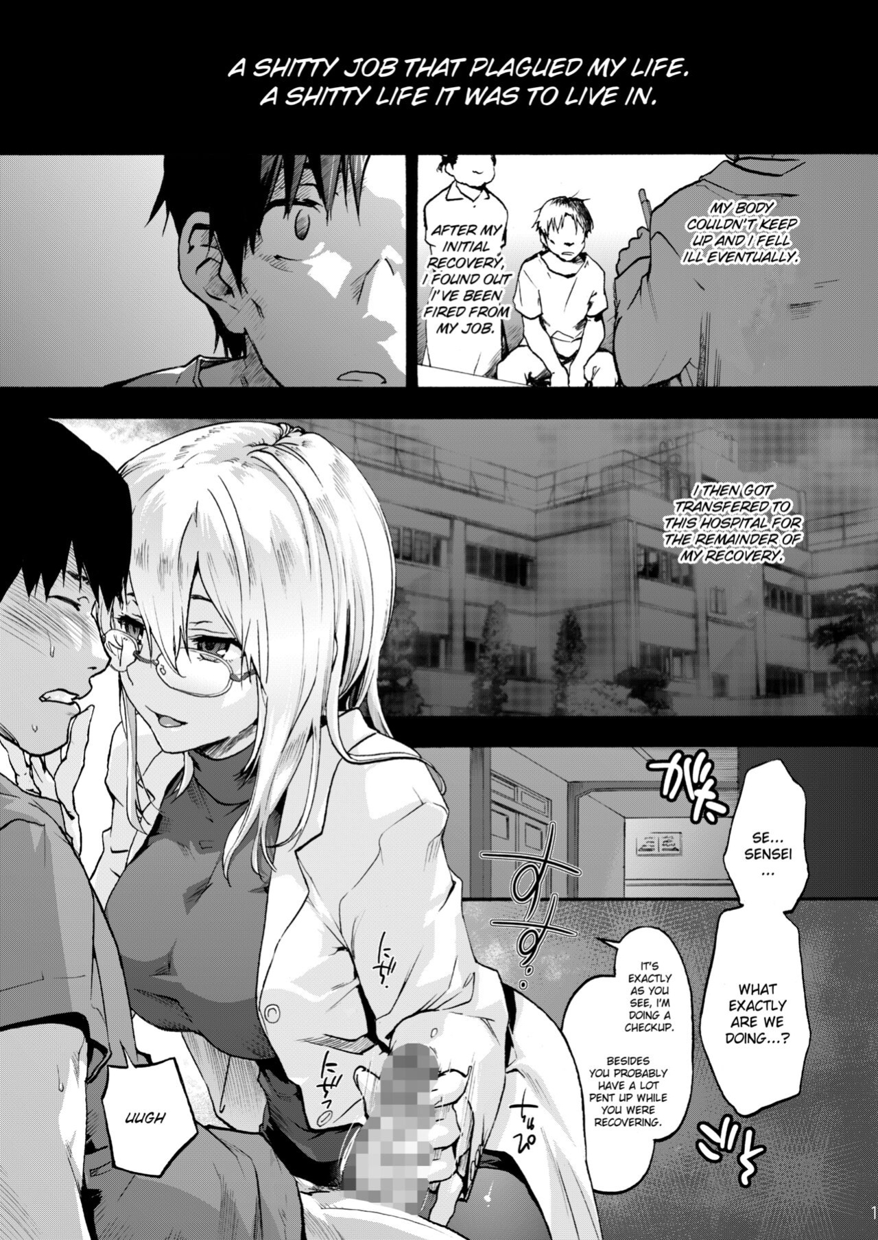 [Onsoku Ubaguruma (Uba Yoshiyuki)] Miyasaka Byouin 2 - Iyashi no Morie-san | Miyasaka Hospital - The Healing Morie-san [naetranslates]