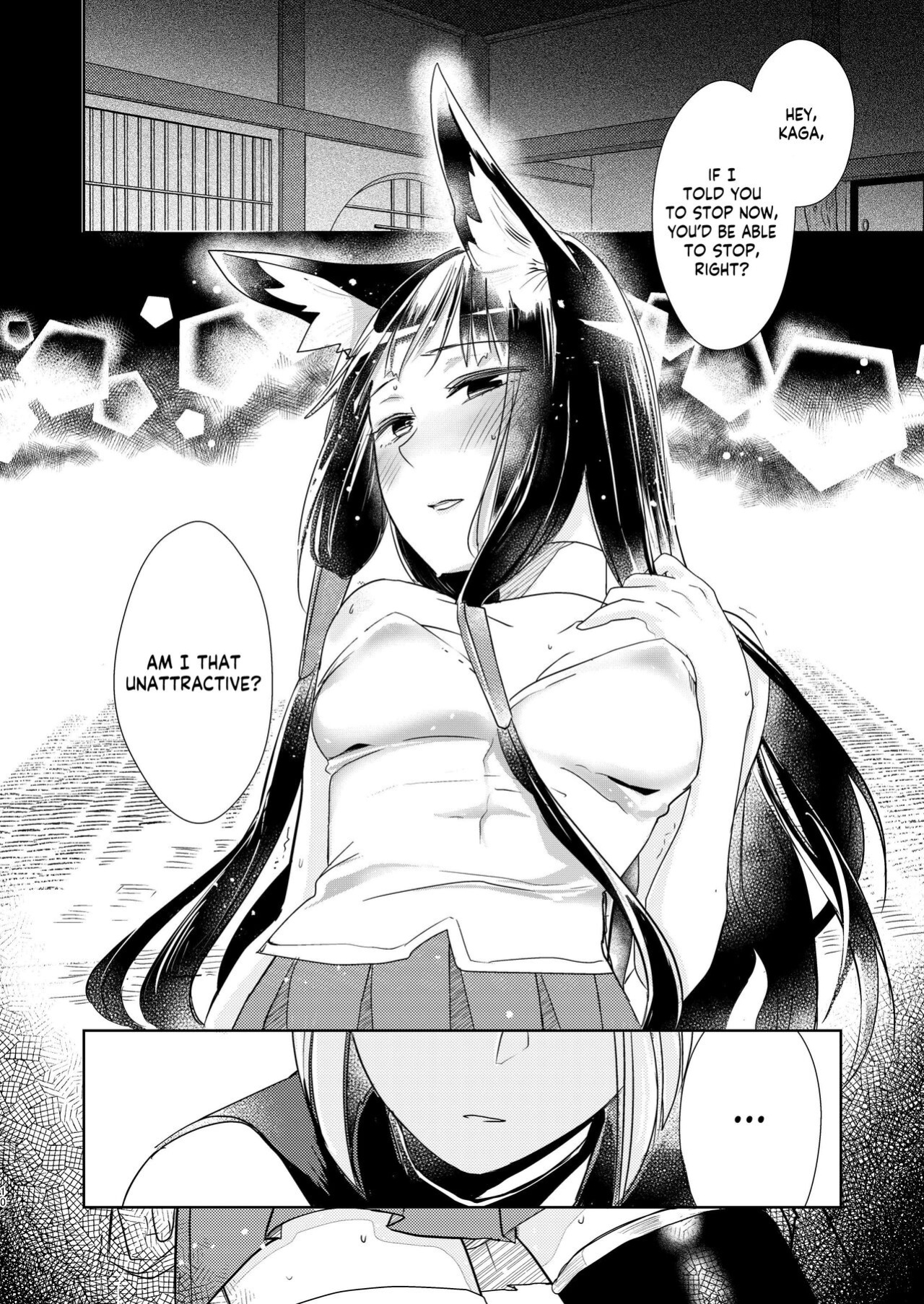 [Yuribatake Bokujou (Kon)] Shitataru kara, Tabete Hoshii. | I want you to eat me because it drips. (Azur Lane) [Usr32]
