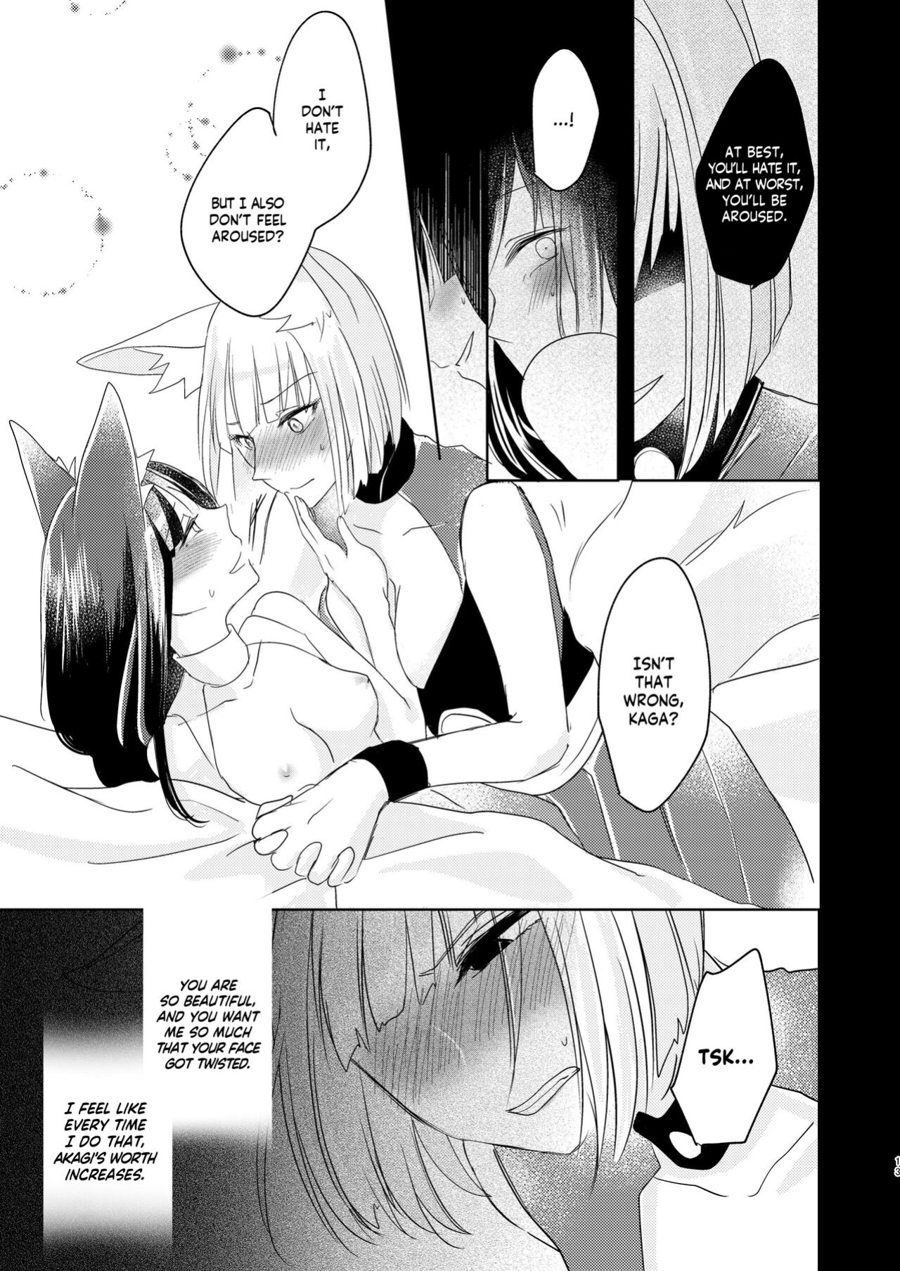 [Yuribatake Bokujou (Kon)] Shitataru kara, Tabete Hoshii. | I want you to eat me because it drips. (Azur Lane) [Usr32]