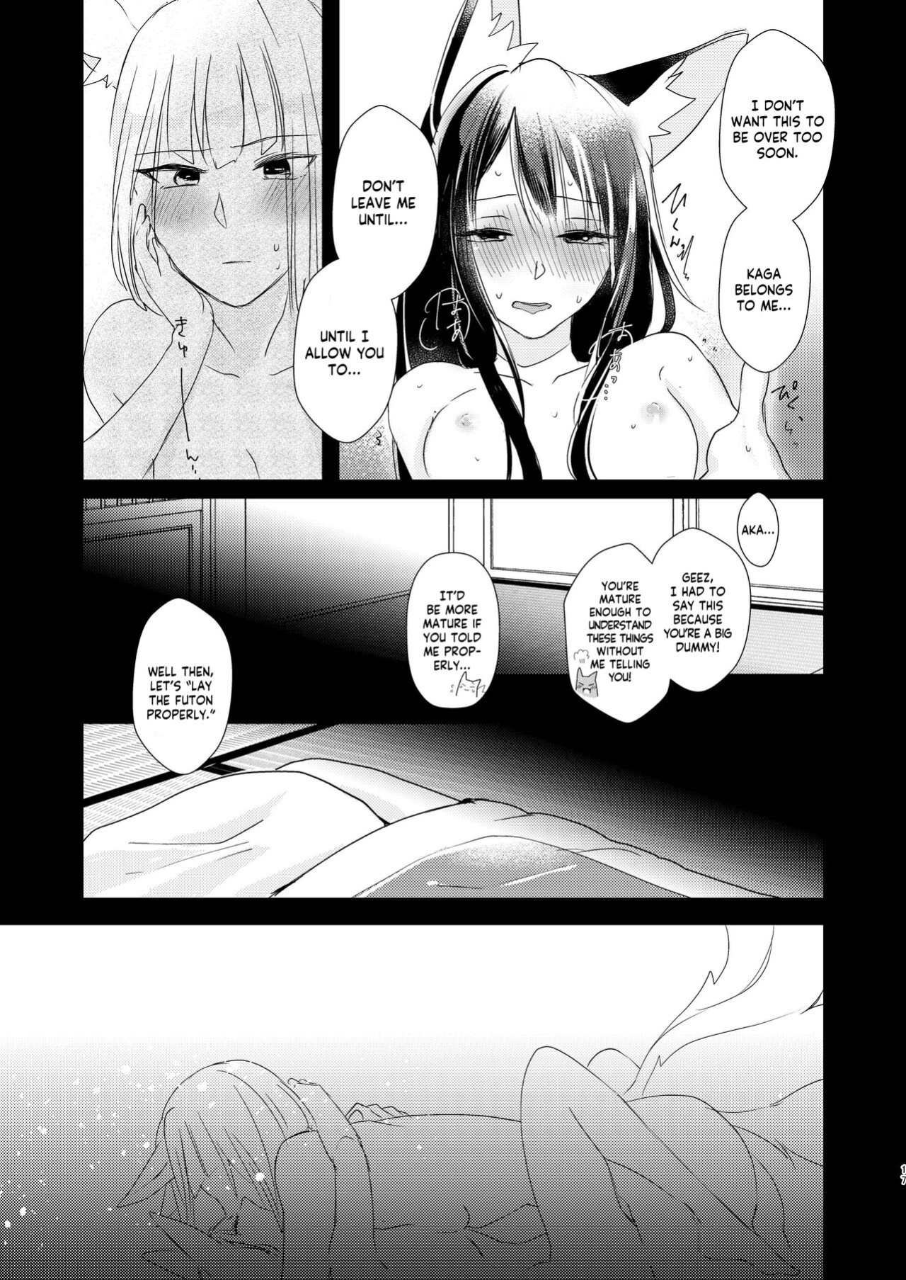 [Yuribatake Bokujou (Kon)] Shitataru kara, Tabete Hoshii. | I want you to eat me because it drips. (Azur Lane) [Usr32]