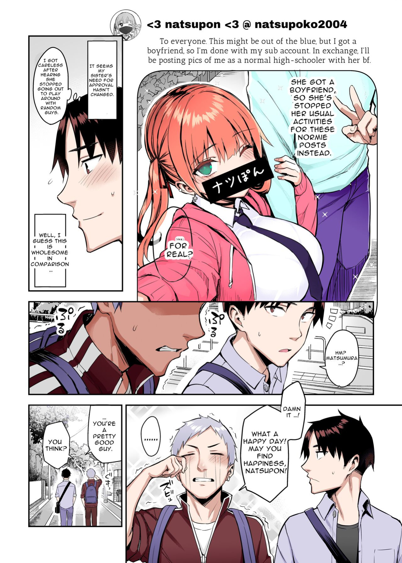 [Ichibocchi (Ichinomiya Yuu)] Moto InCha no Kyonyuu Yariman Imouto ga Erosugite, Onii-chan wa Mou...!! 2 | I Can't Handle My Former Bookworm Little Sister Now That She's a Slut! 2 [Colorized]