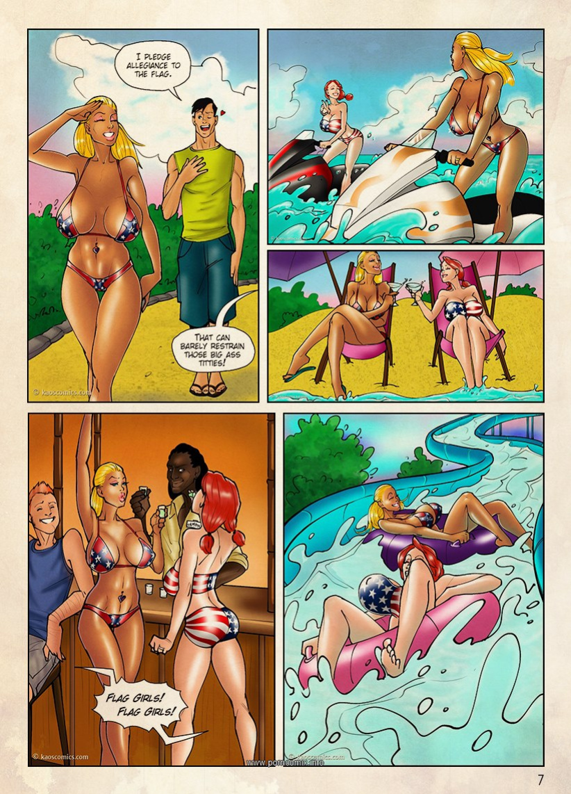 The Flag Girls Get Fucked (all pages)