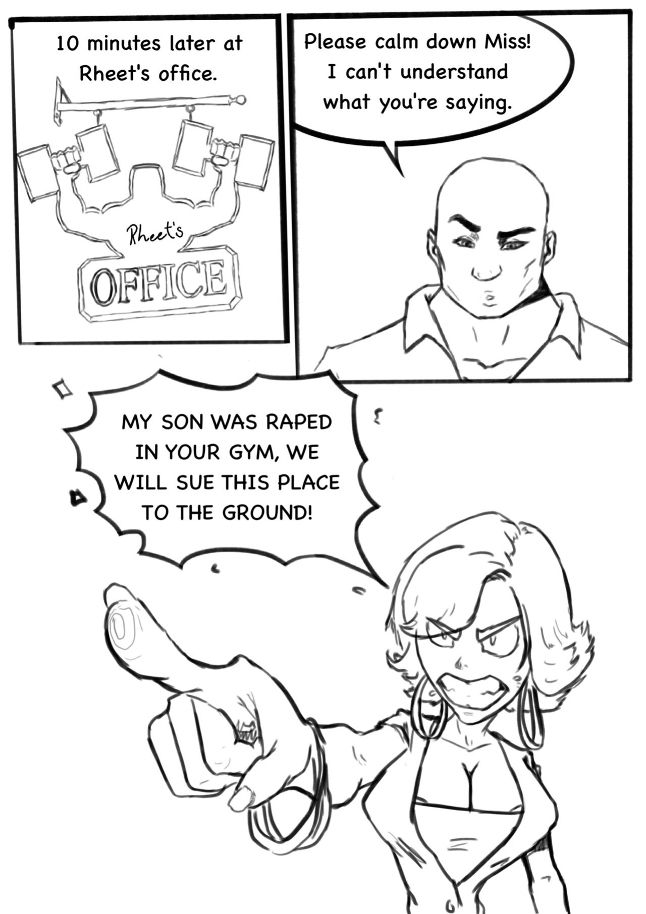 Simon - FCFS story created by Ashifff