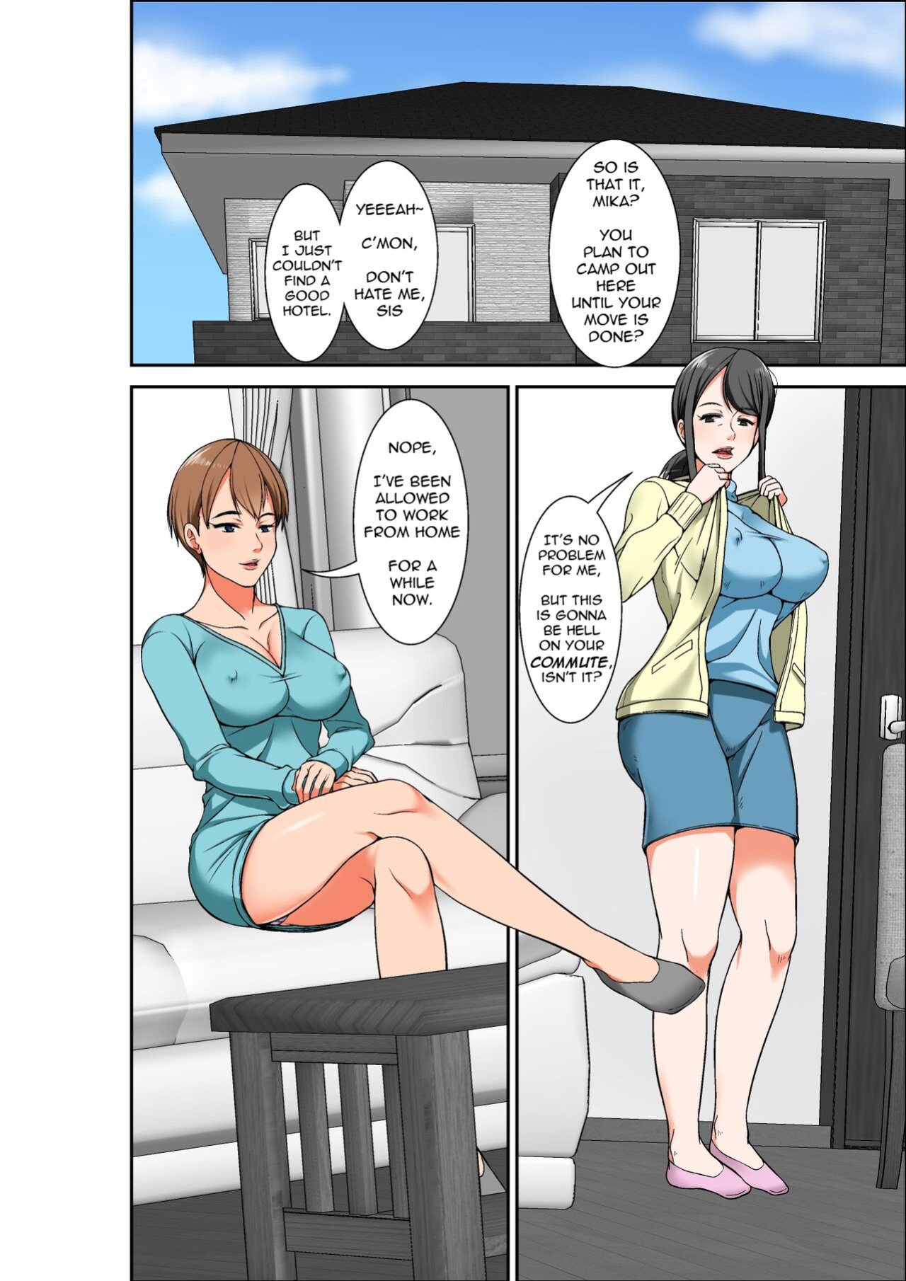 [Hoyoyodou] Hahaoya to SEX shiyou to shitara cho binkan taishitsu no oba ga wana ni kakatta hanashi | A story of how I paid for sex with mom, but got my hypersensitive aunt instead [incogna777]