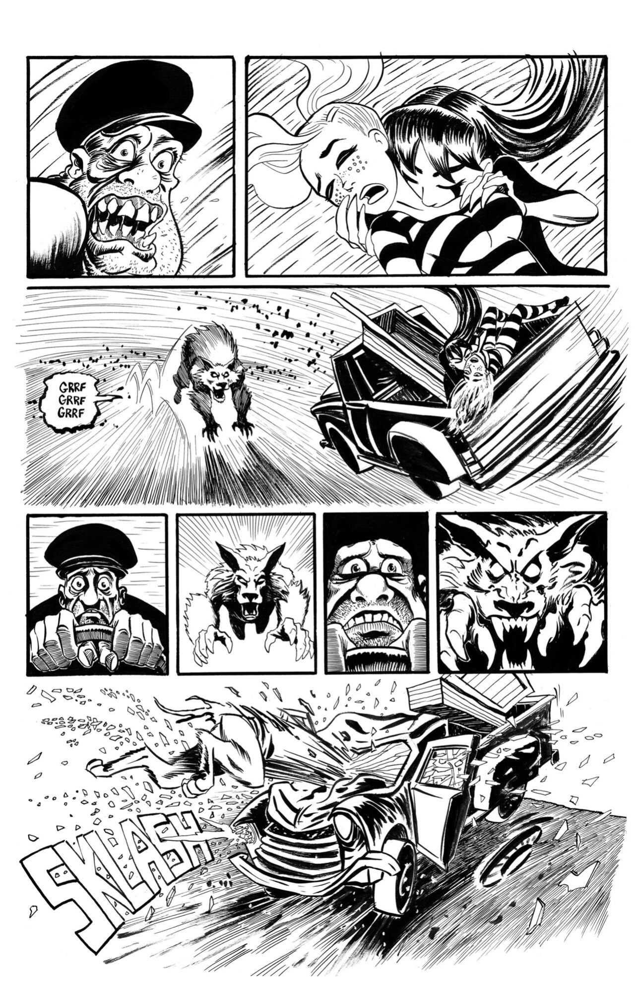 Wulf and Batsy 06 (2008) + Scarifying Tales (2012) by Bryan Baugh (Writer & Artist)
