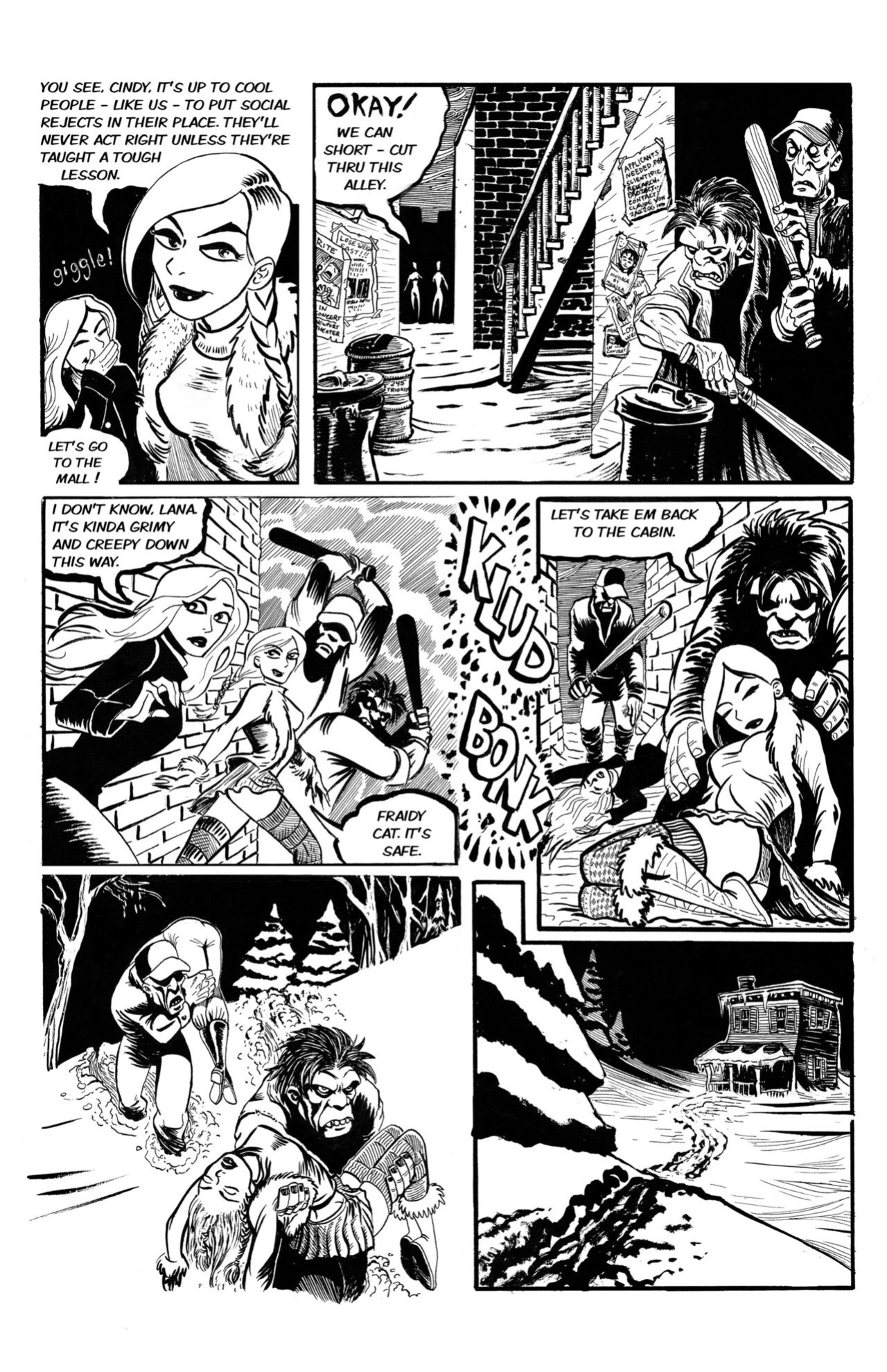 Wulf and Batsy 06 (2008) + Scarifying Tales (2012) by Bryan Baugh (Writer & Artist)