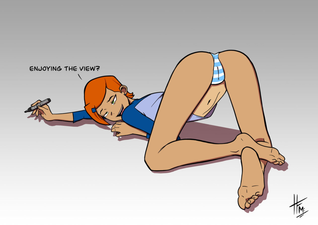 [TreatArtStudios (HFM)] Simping for Gwen (Ben 10)
