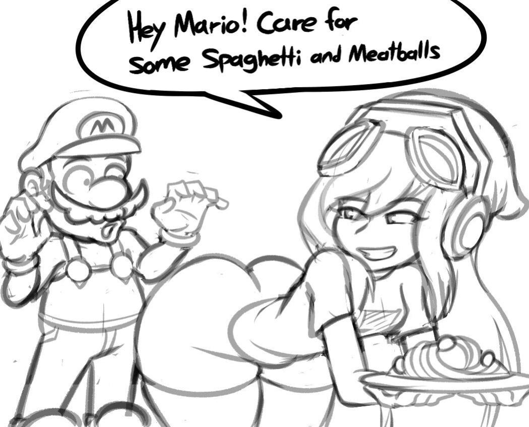 (Dodo-Bot) Meggy and Goof Mario [SMG4]